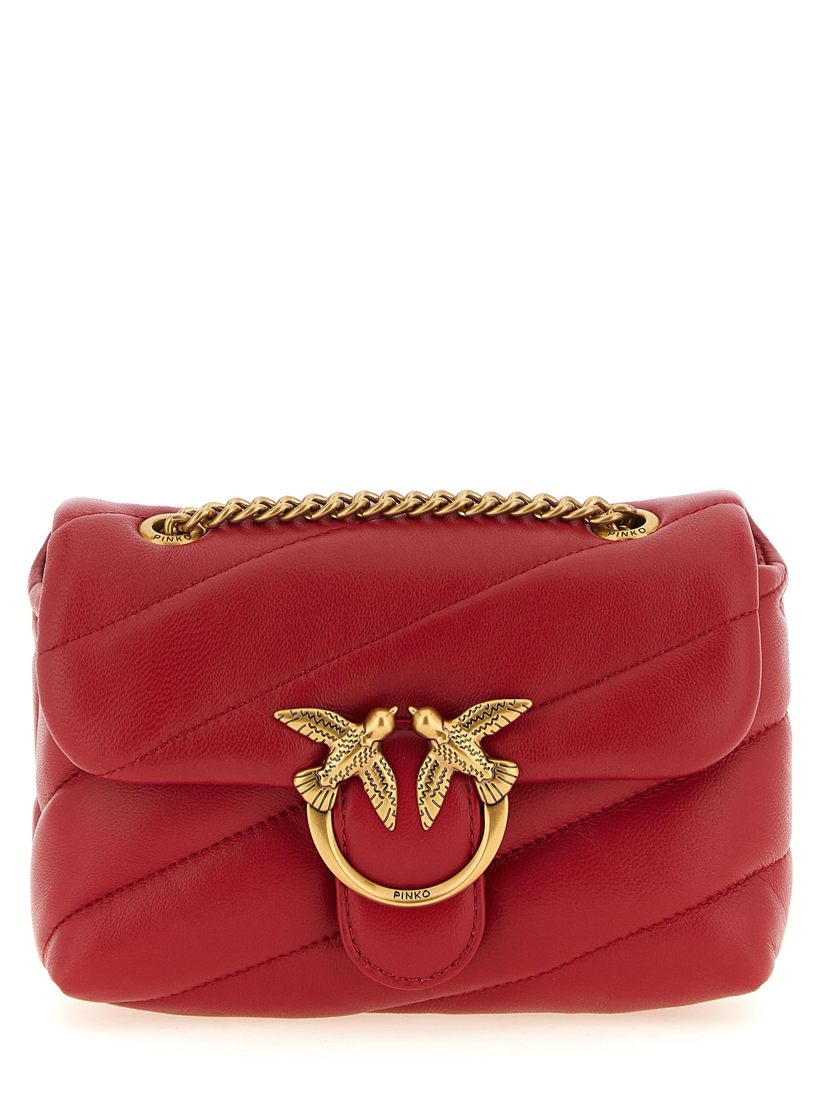 PINKO Multicolor Lamb Leather Crossbody Bag
