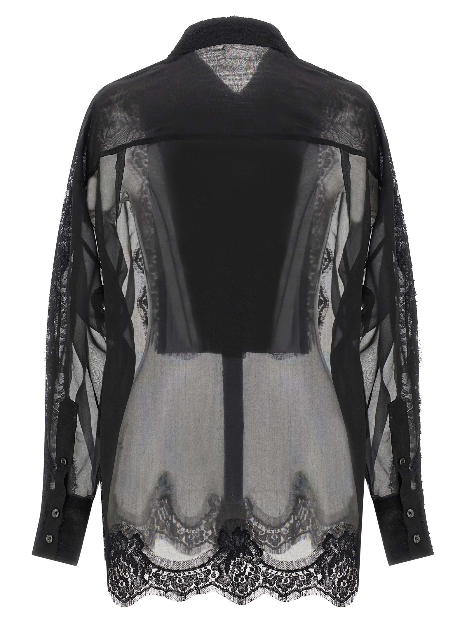 Dolce & Gabbana Black Silk Blouse