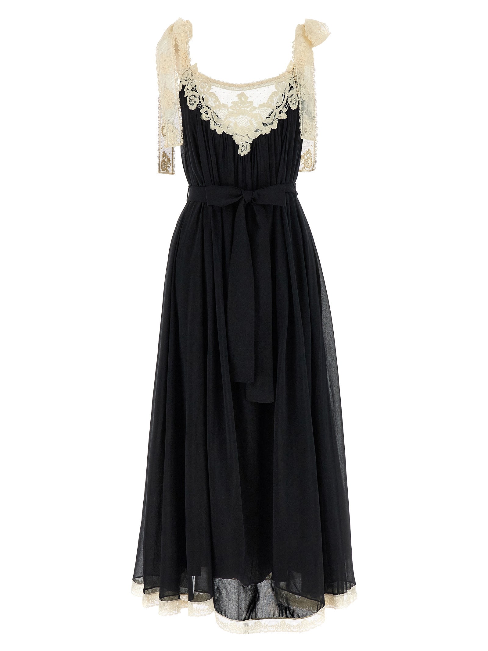 Zimmermann Bicolor Cotton Long Dress
