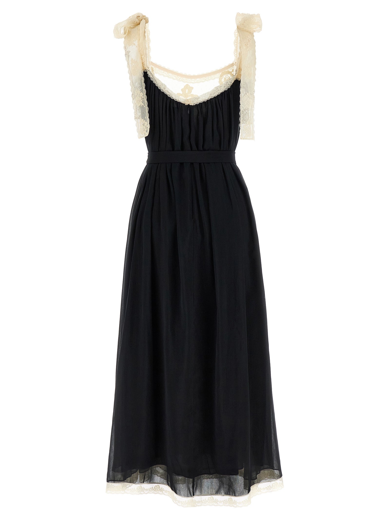 Zimmermann Bicolor Cotton Long Dress