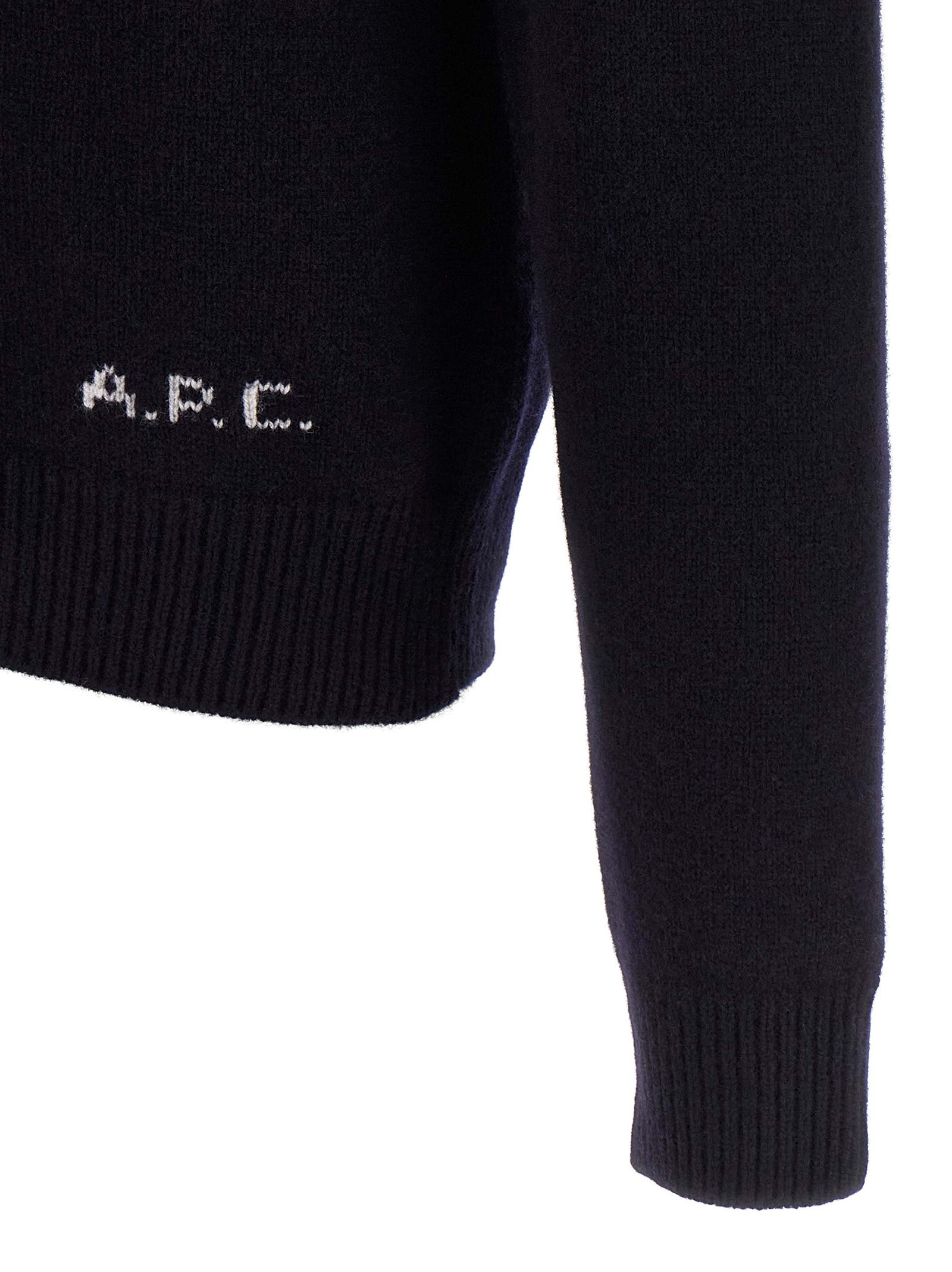 A.P.C. Blue Wool Cardigan