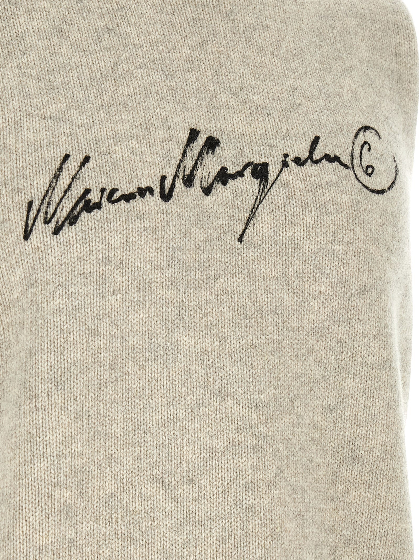 MM6 Maison Margiela Gray Wool Sweatshirt