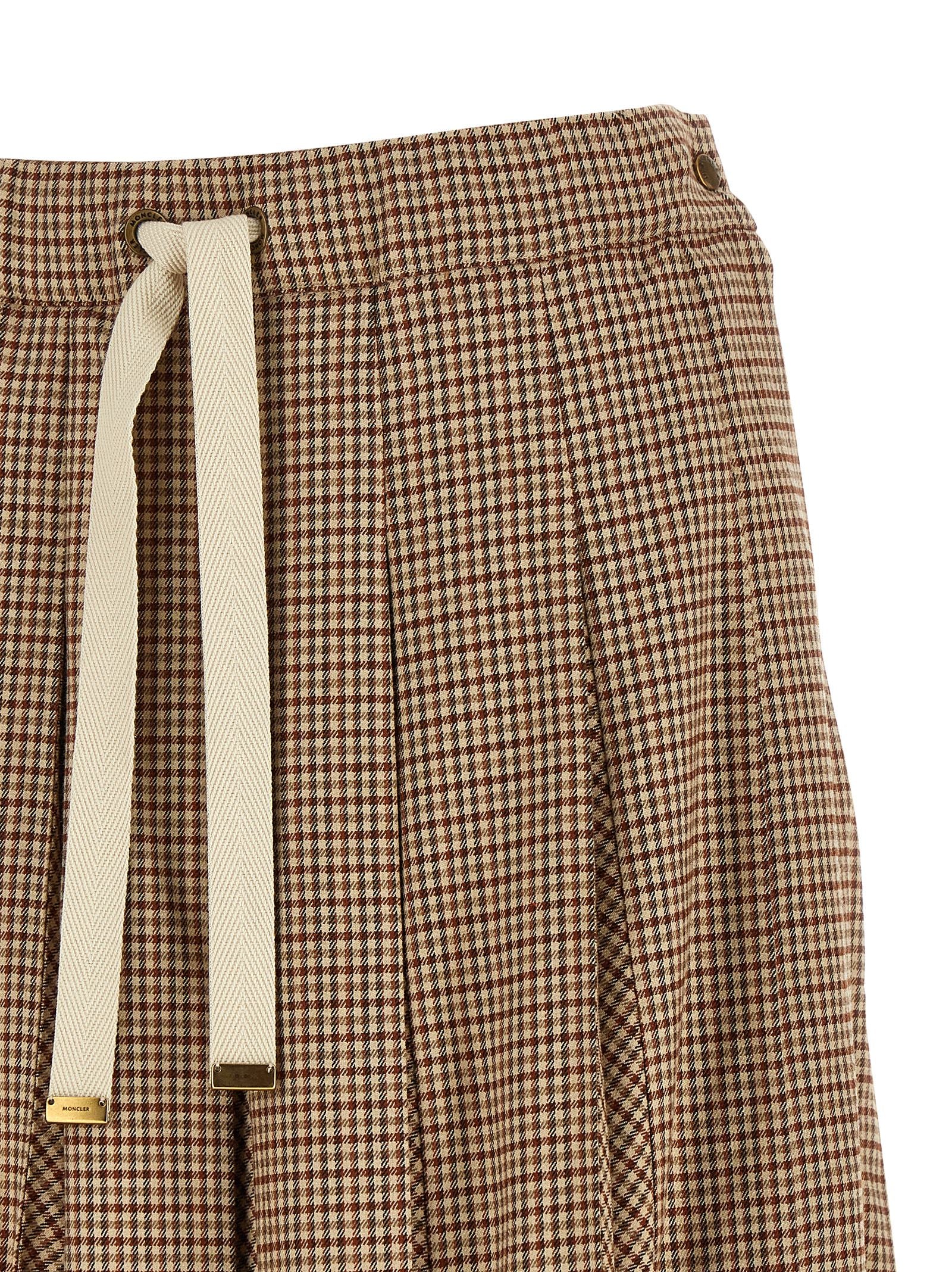 Moncler Beige Viscose Midi Skirt