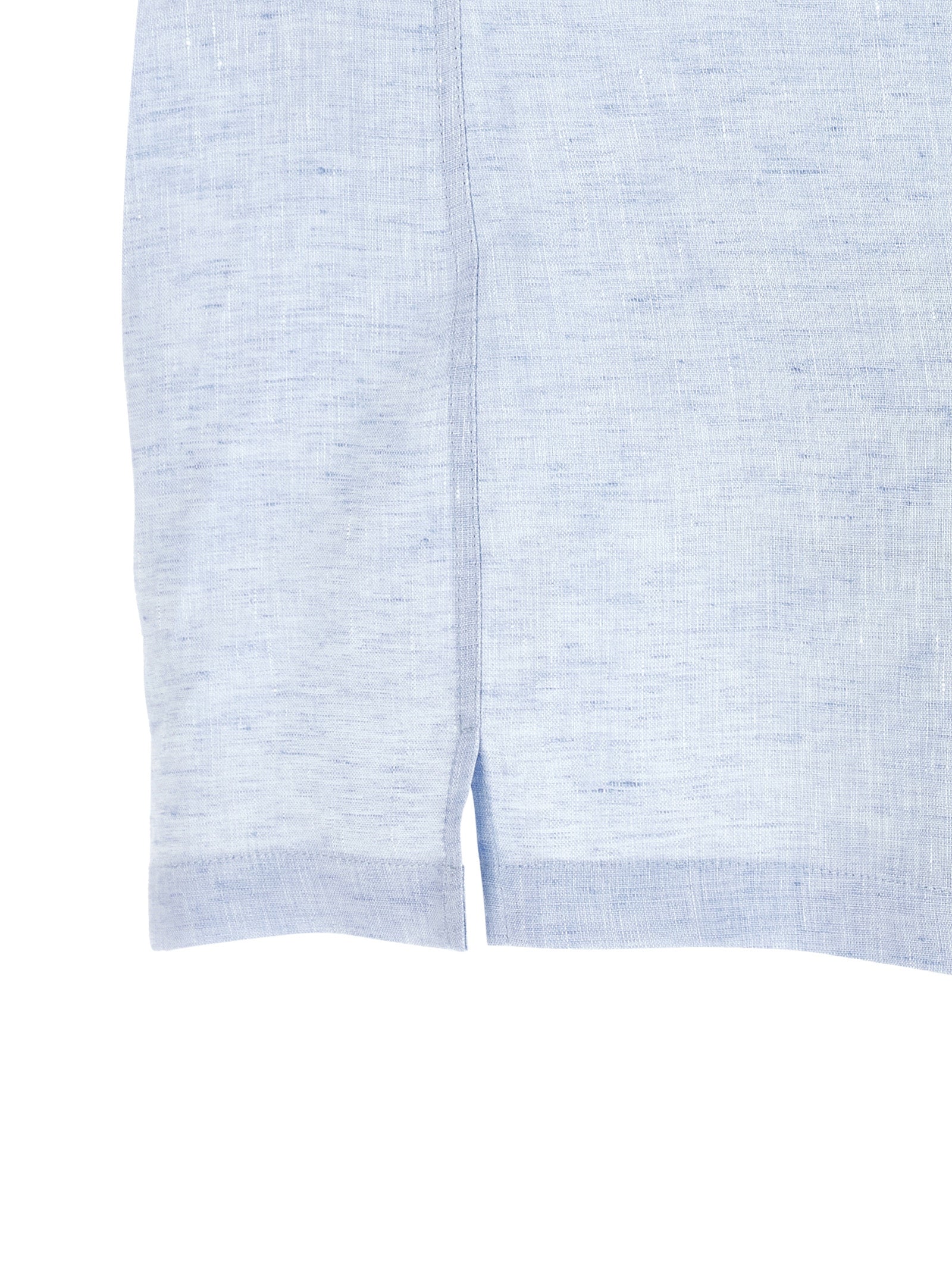 Brunello Cucinelli Blue Linen Blouse
