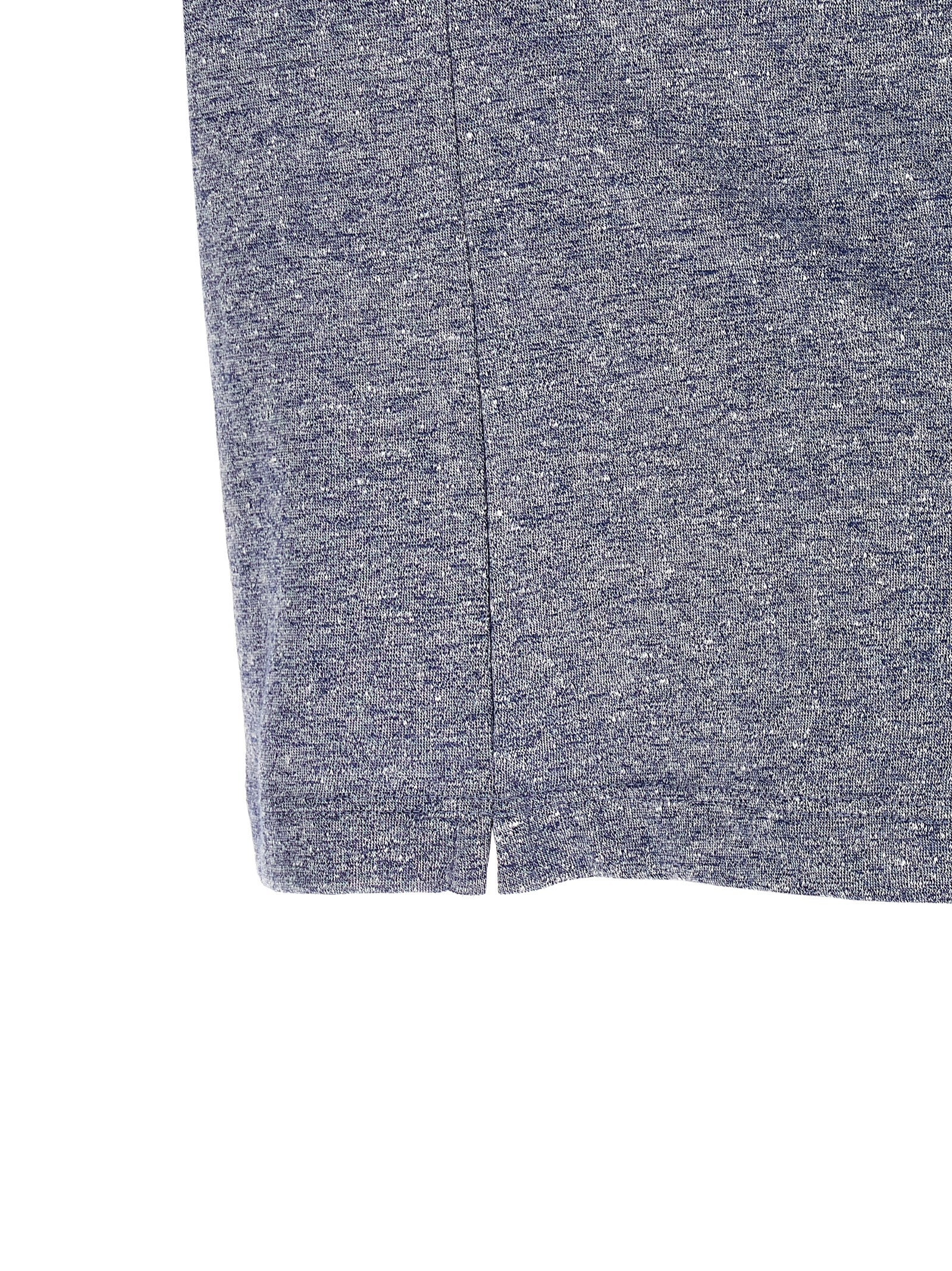 Brunello Cucinelli Blue Linen T-Shirt