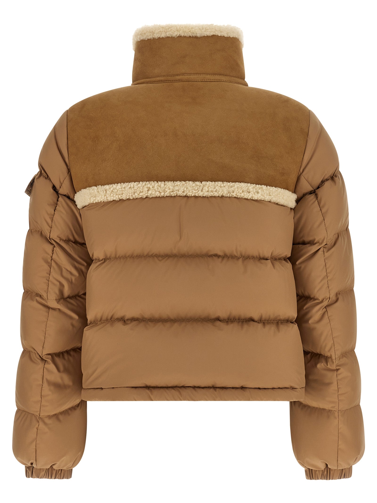 Moncler Beige Polyester Full-Length Jacket