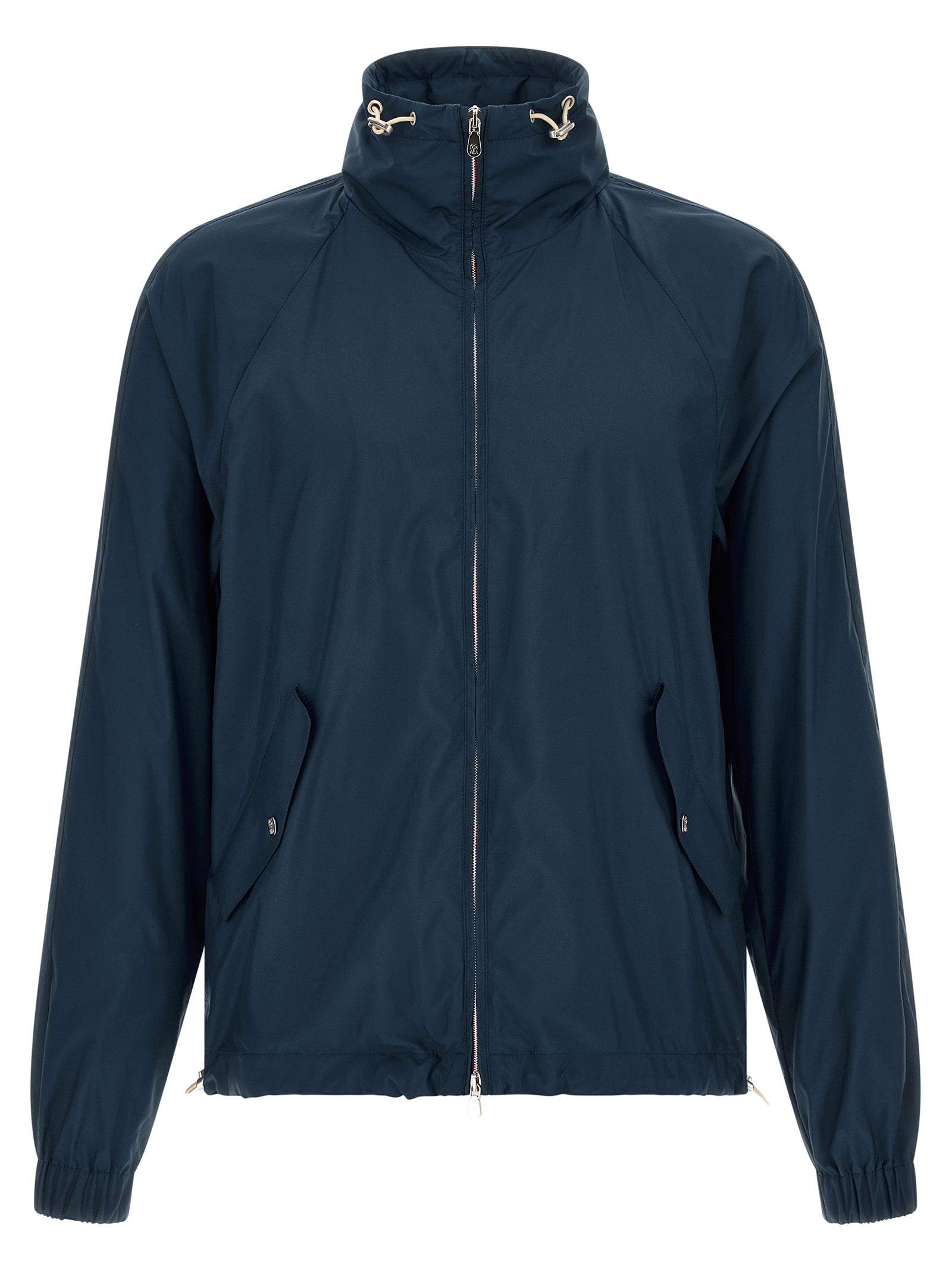 Brunello Cucinelli Blue Polyester Full-Length Jacket