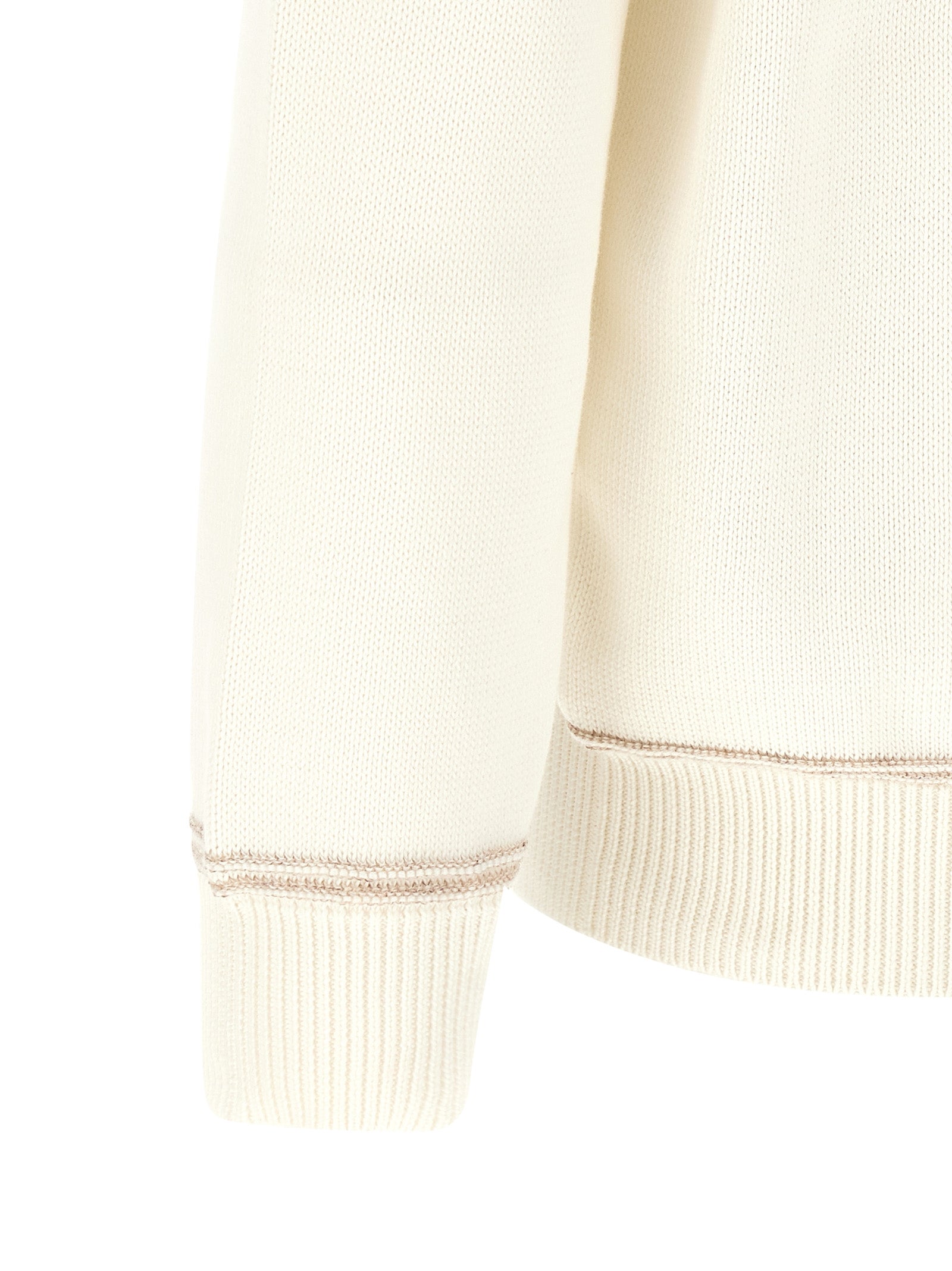 Brunello Cucinelli Beige Cotton Cardigan