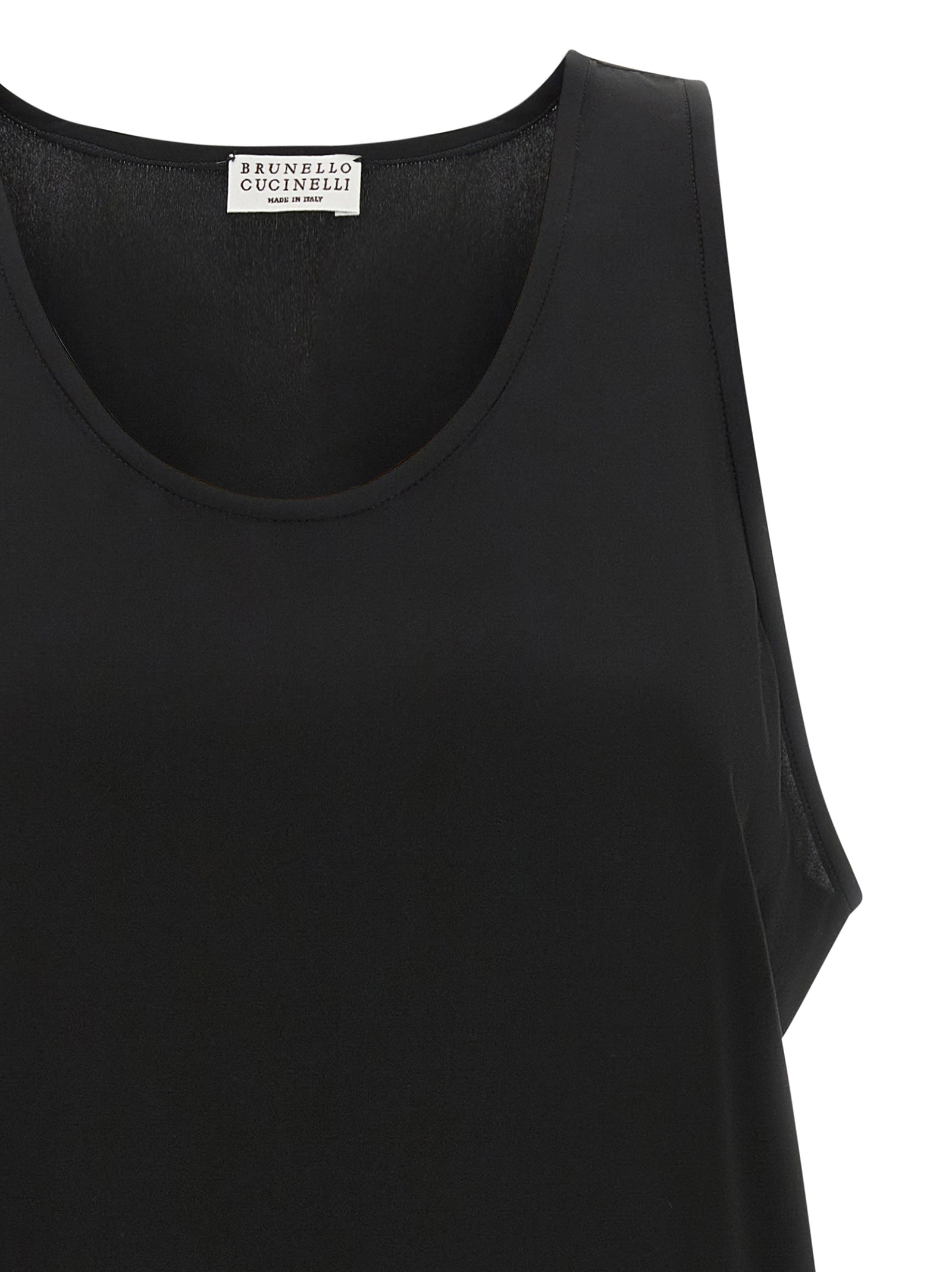 Brunello Cucinelli Black Silk Shirt