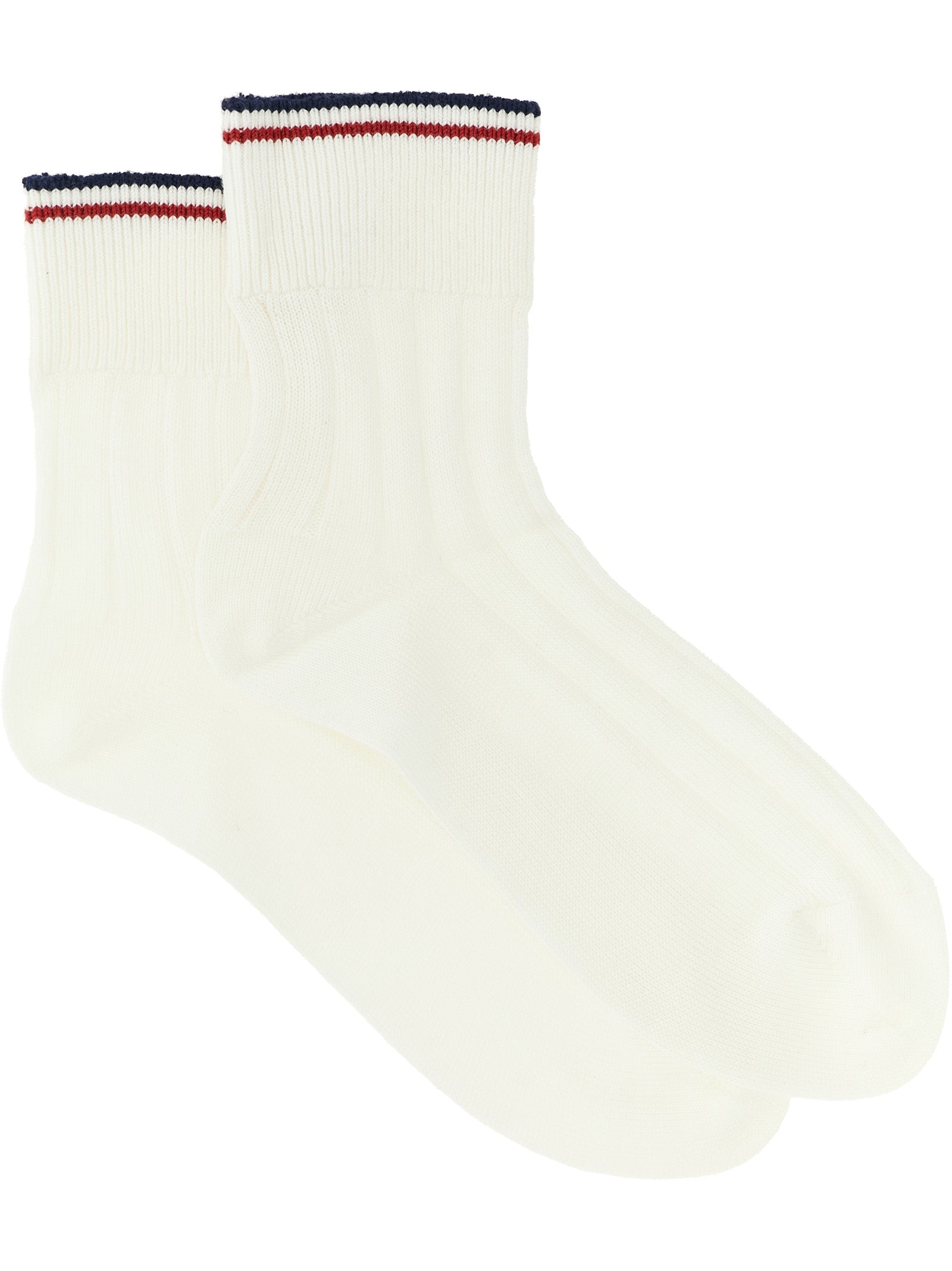 Brunello Cucinelli White Cotton Socks