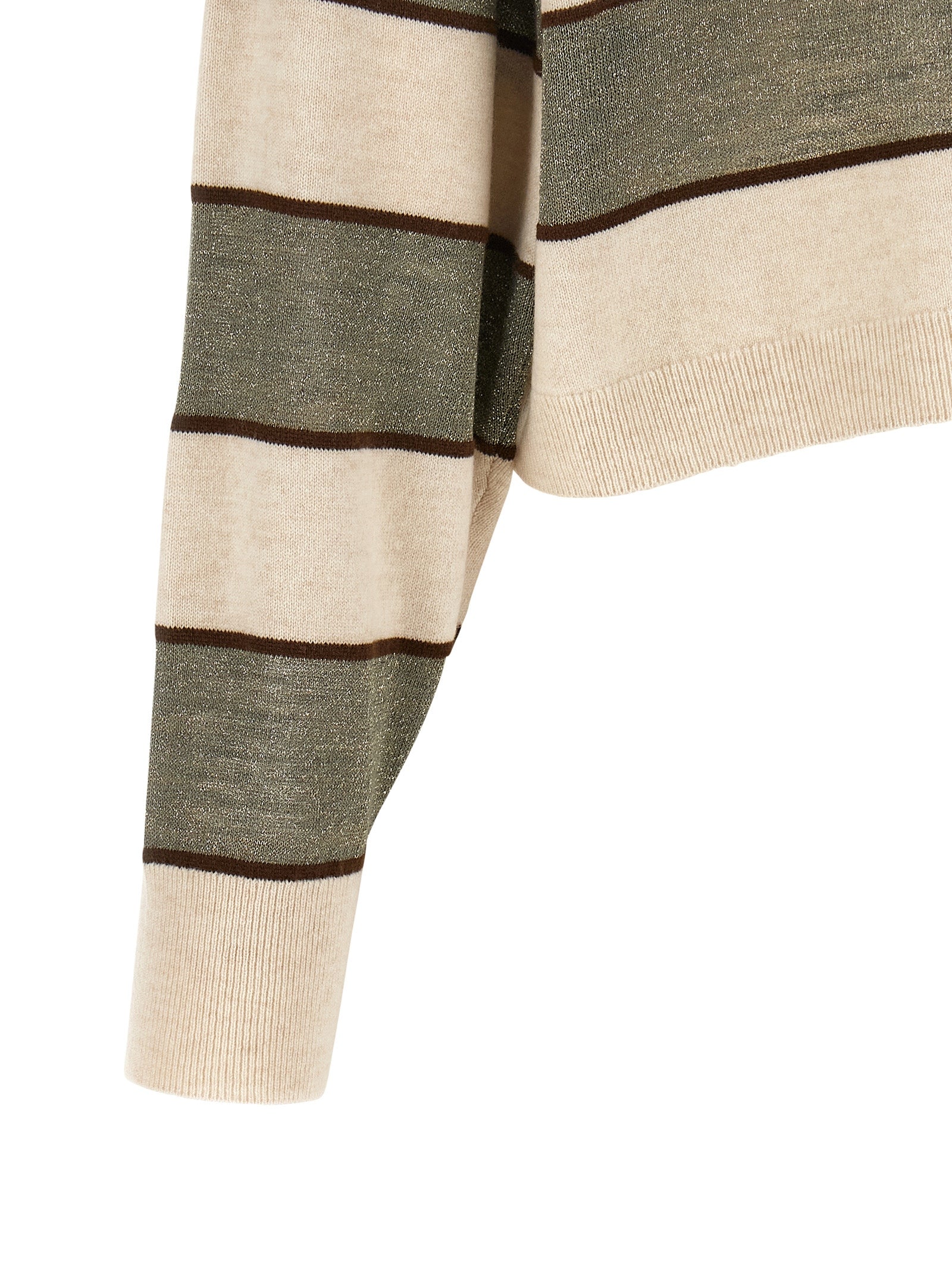 Brunello Cucinelli Multicolor Virgin Wool Polo Shirt