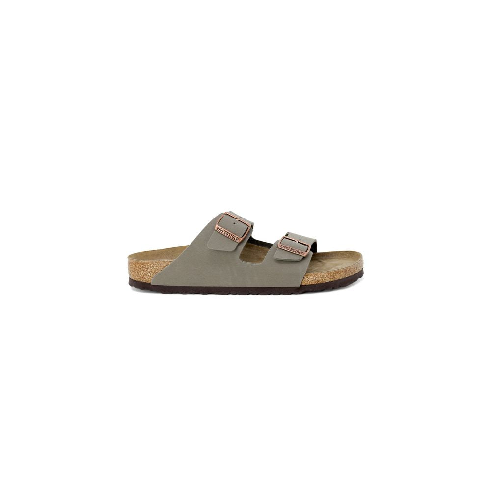 Birkenstock Gray Synthetic Strap-On Sandals