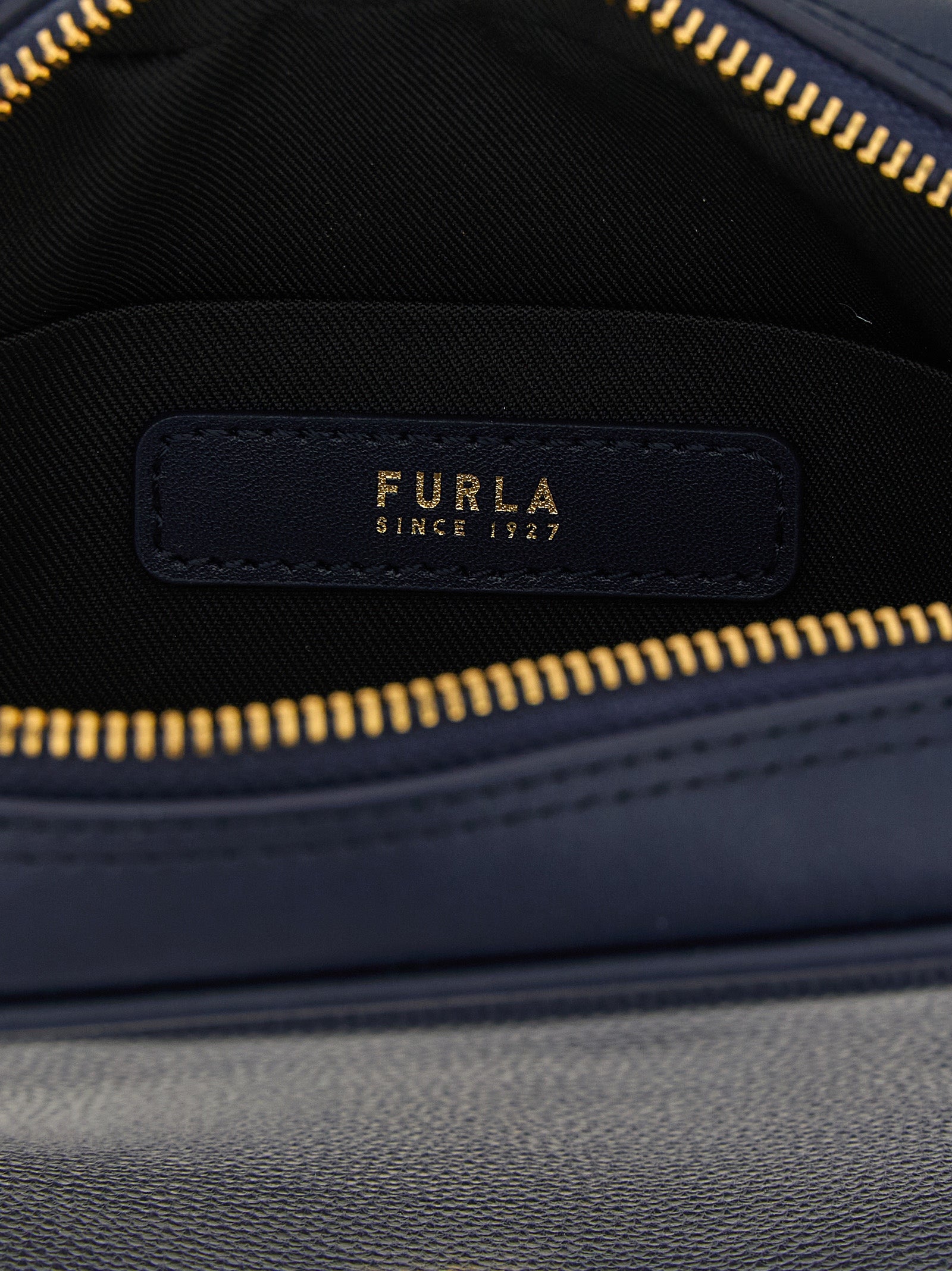 Furla Blue Calfskin Handbag