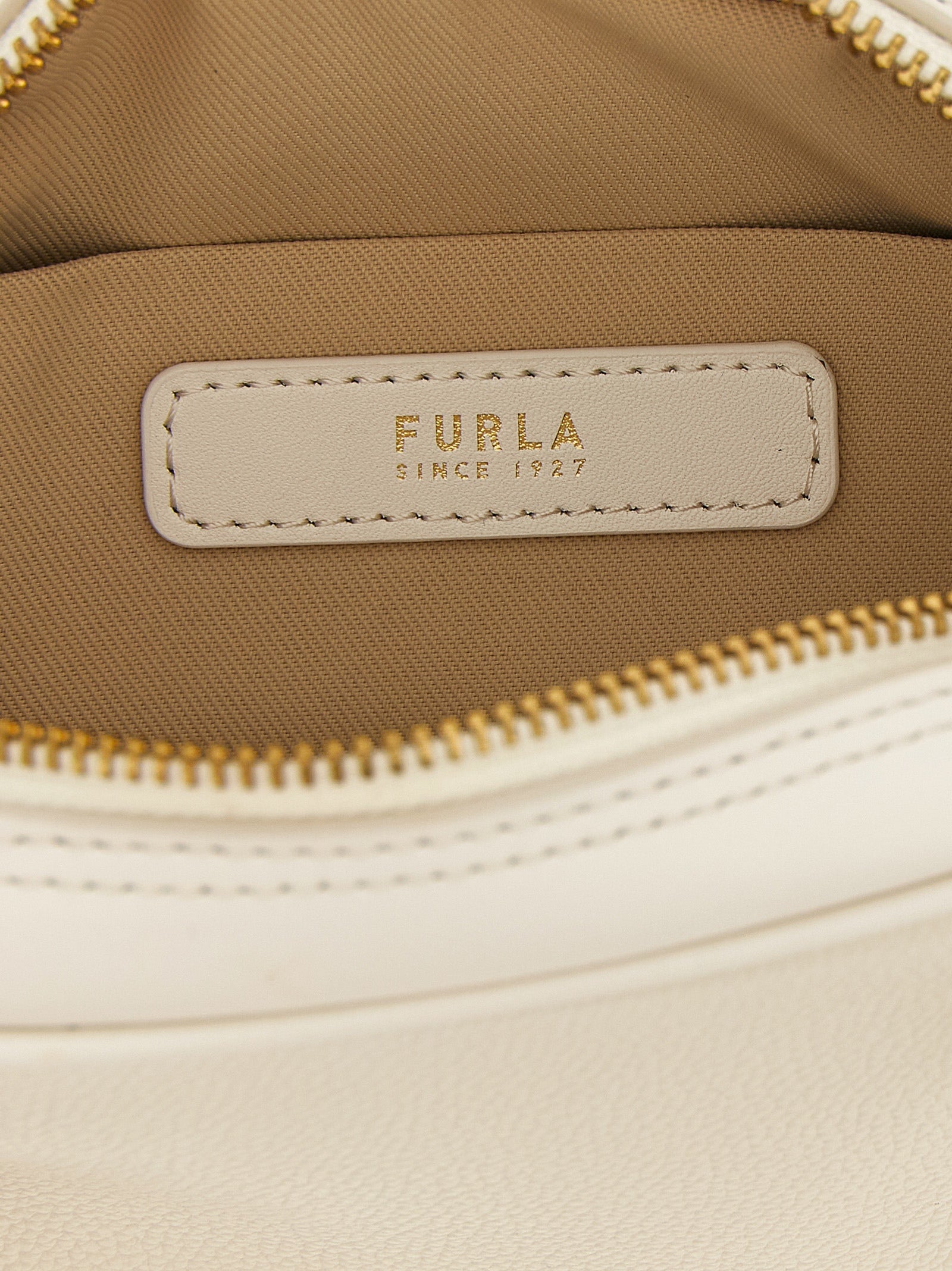 Furla White Calfskin Handbag