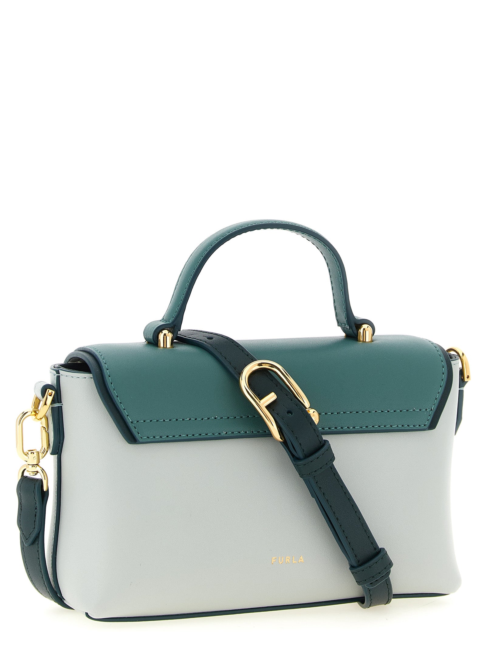 Furla Bicolor Calfskin Handbag