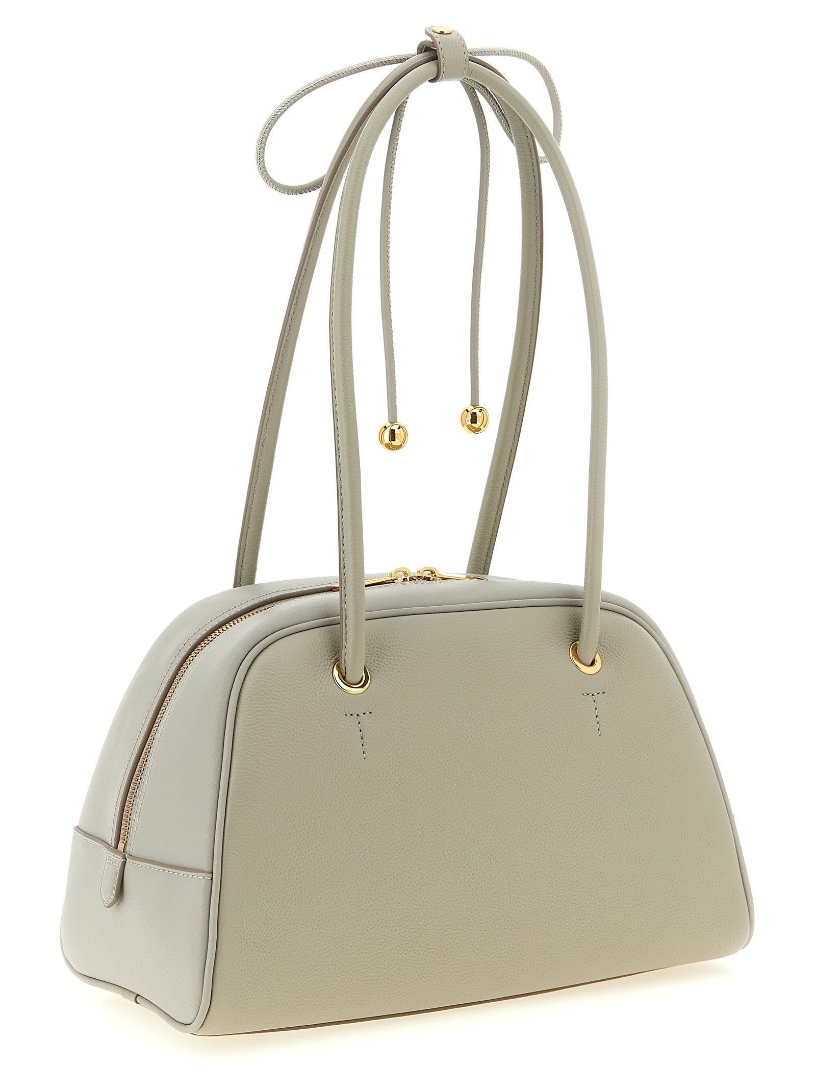 Furla Gray Calfskin Handbag