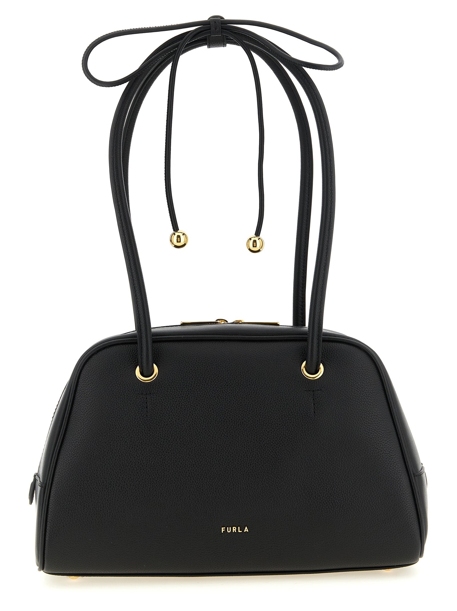 Furla Black Calfskin Handbag
