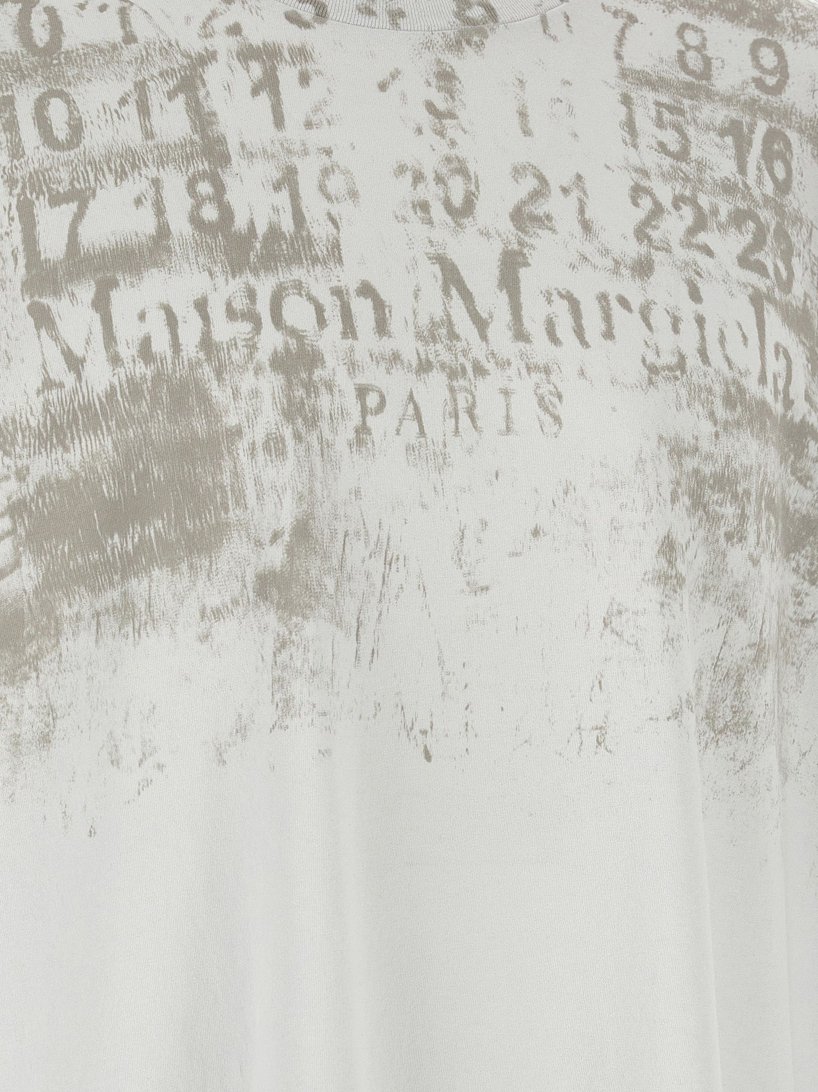 Maison Margiela Gray Cotton T-Shirt