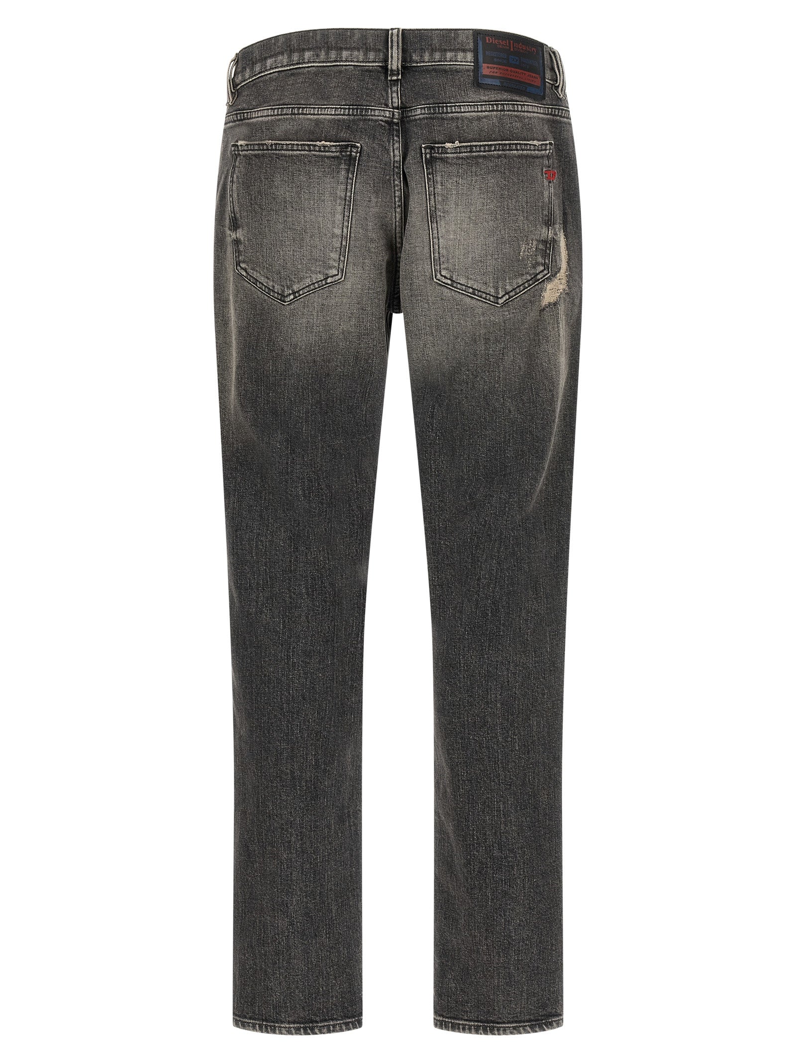 Diesel Gray Cotton Skinny Jeans