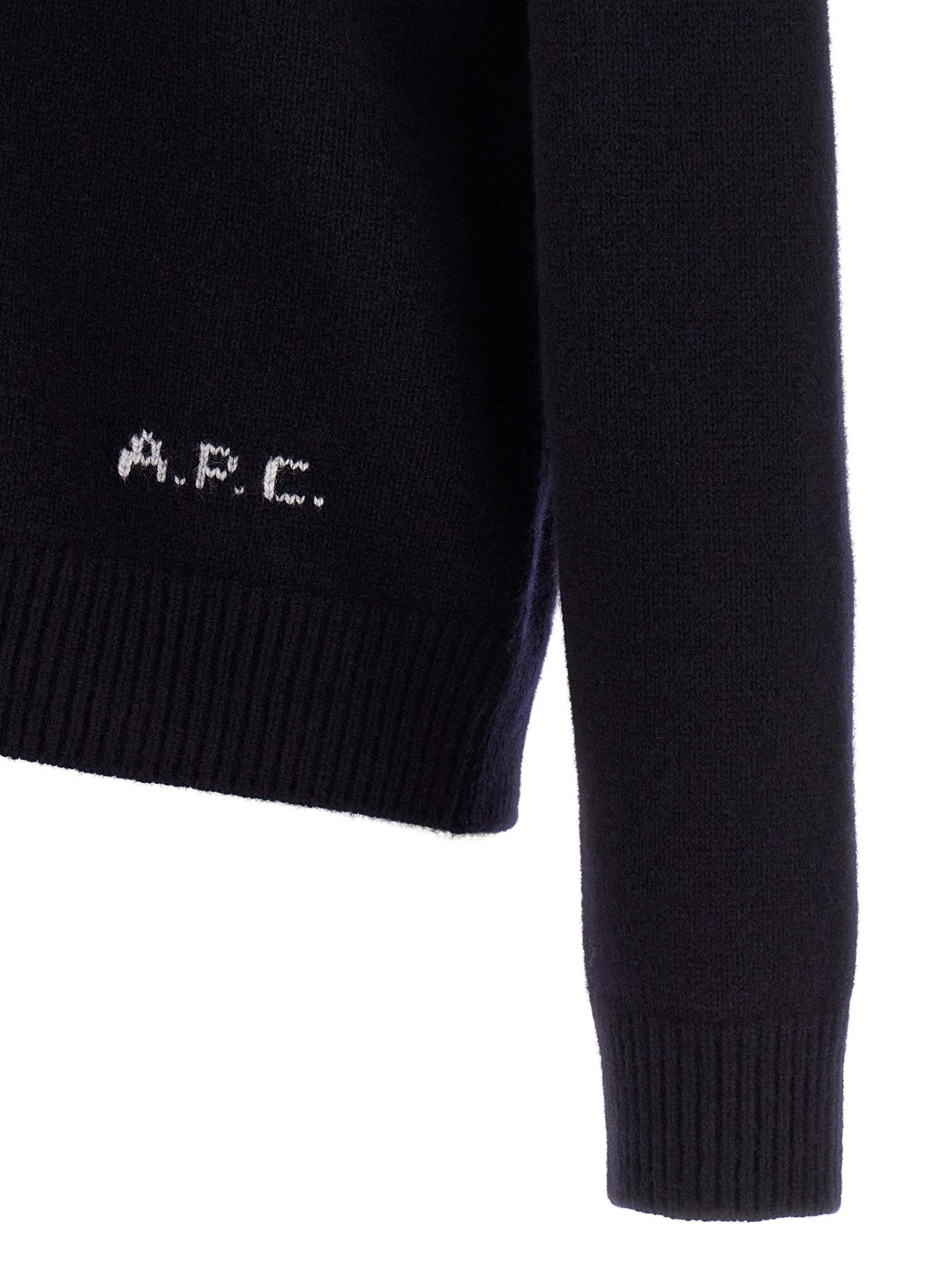A.P.C. Blue Wool Cardigan