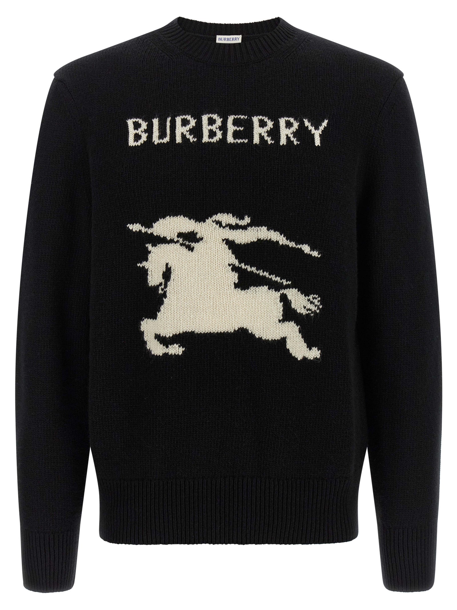 Burberry Black Wool Cardigan