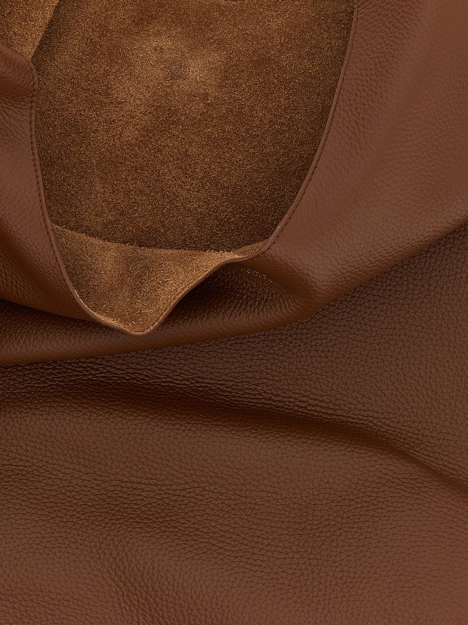 A.P.C. Brown Cowhide Shoulder Bag