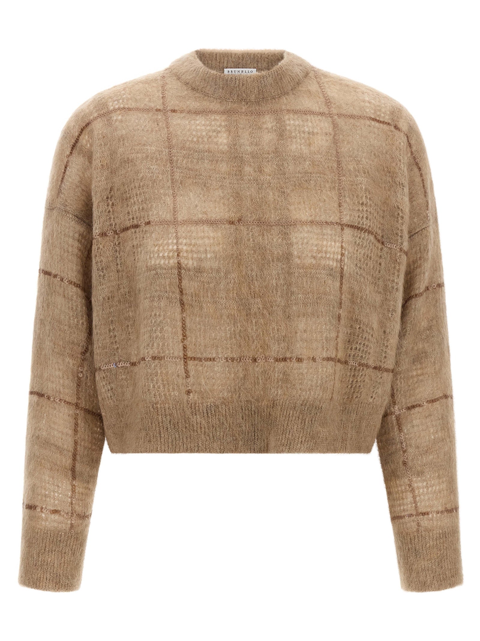 Brunello Cucinelli Beige Wool Cardigan