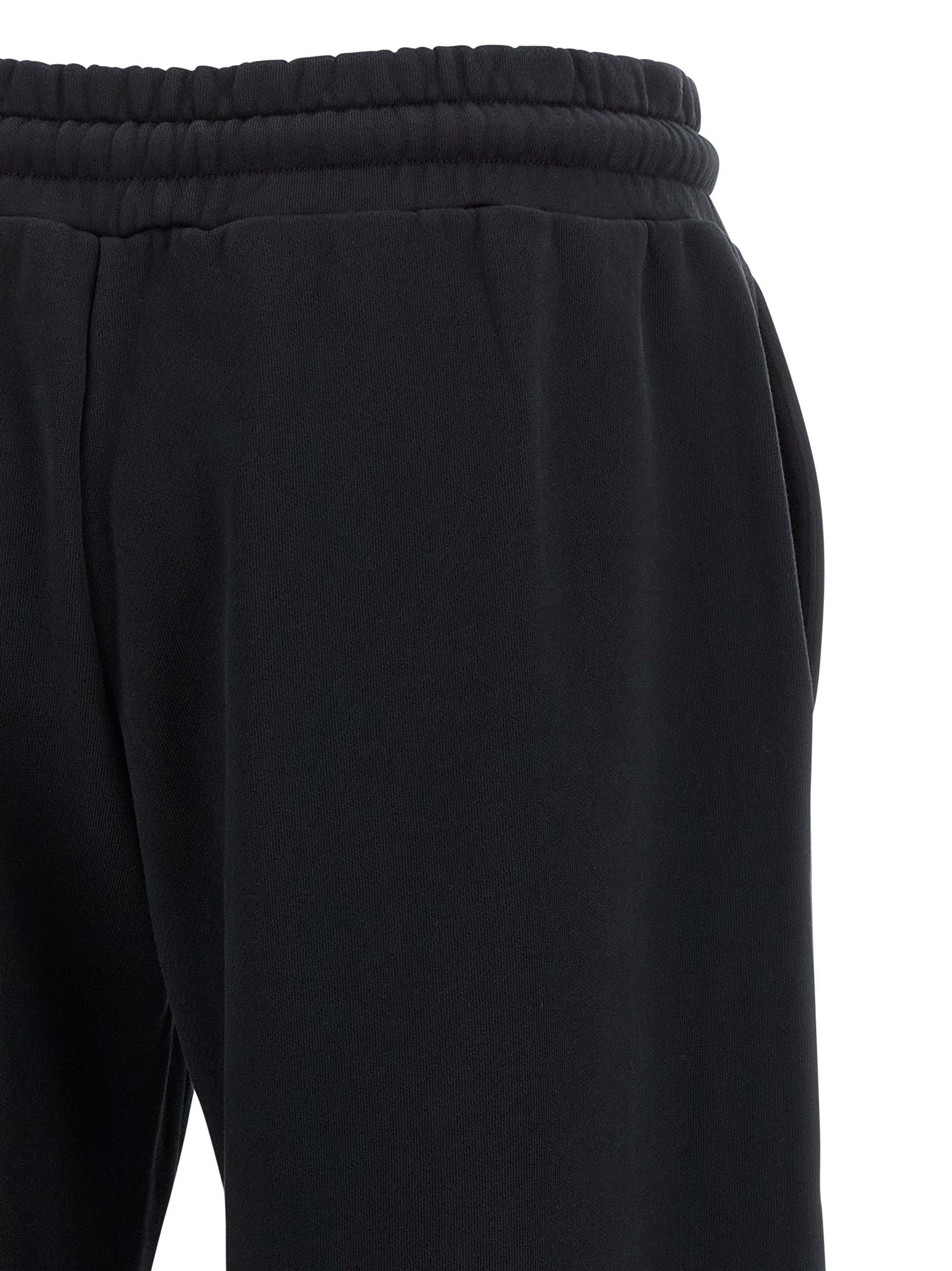Off-White Black Cotton Joggers (Workout Pants)