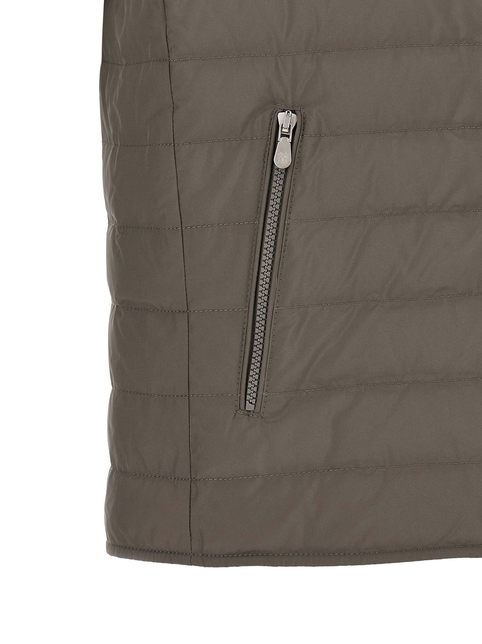 Brunello Cucinelli Bicolor Polyester Sleeveless Jacket