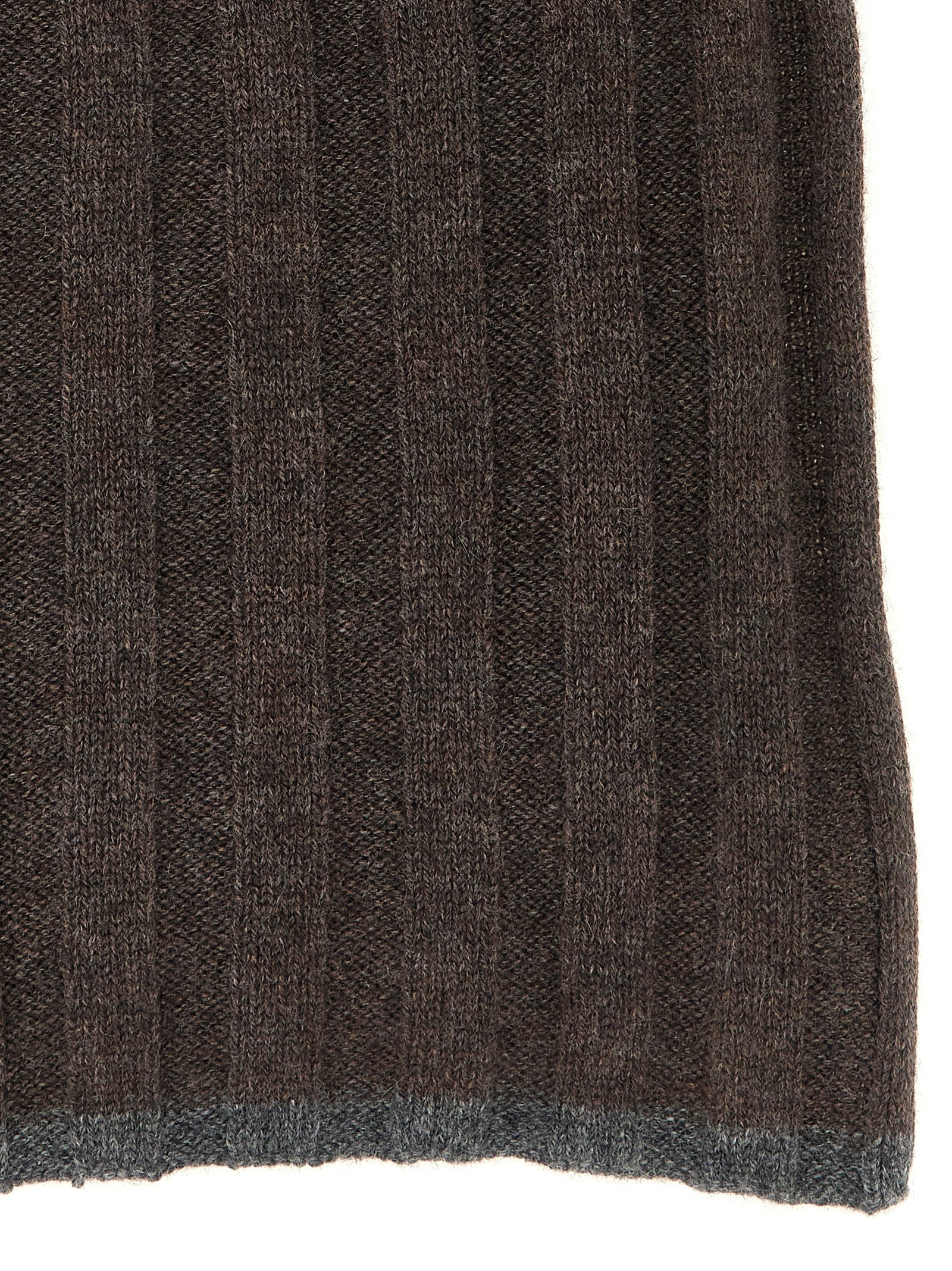 Brunello Cucinelli Brown Cashmere Scarf