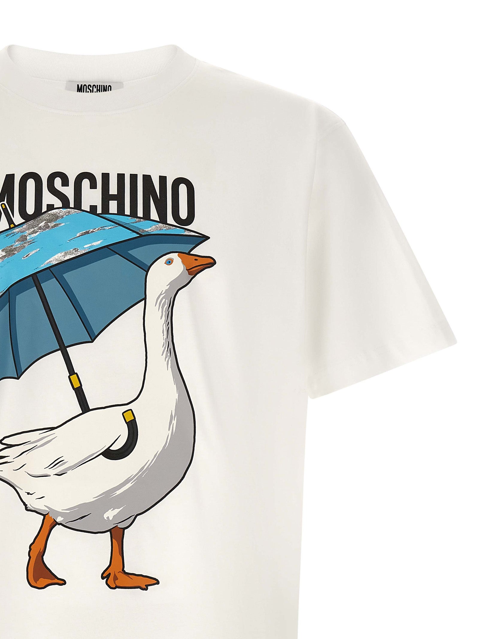Moschino White Cotton T-Shirt