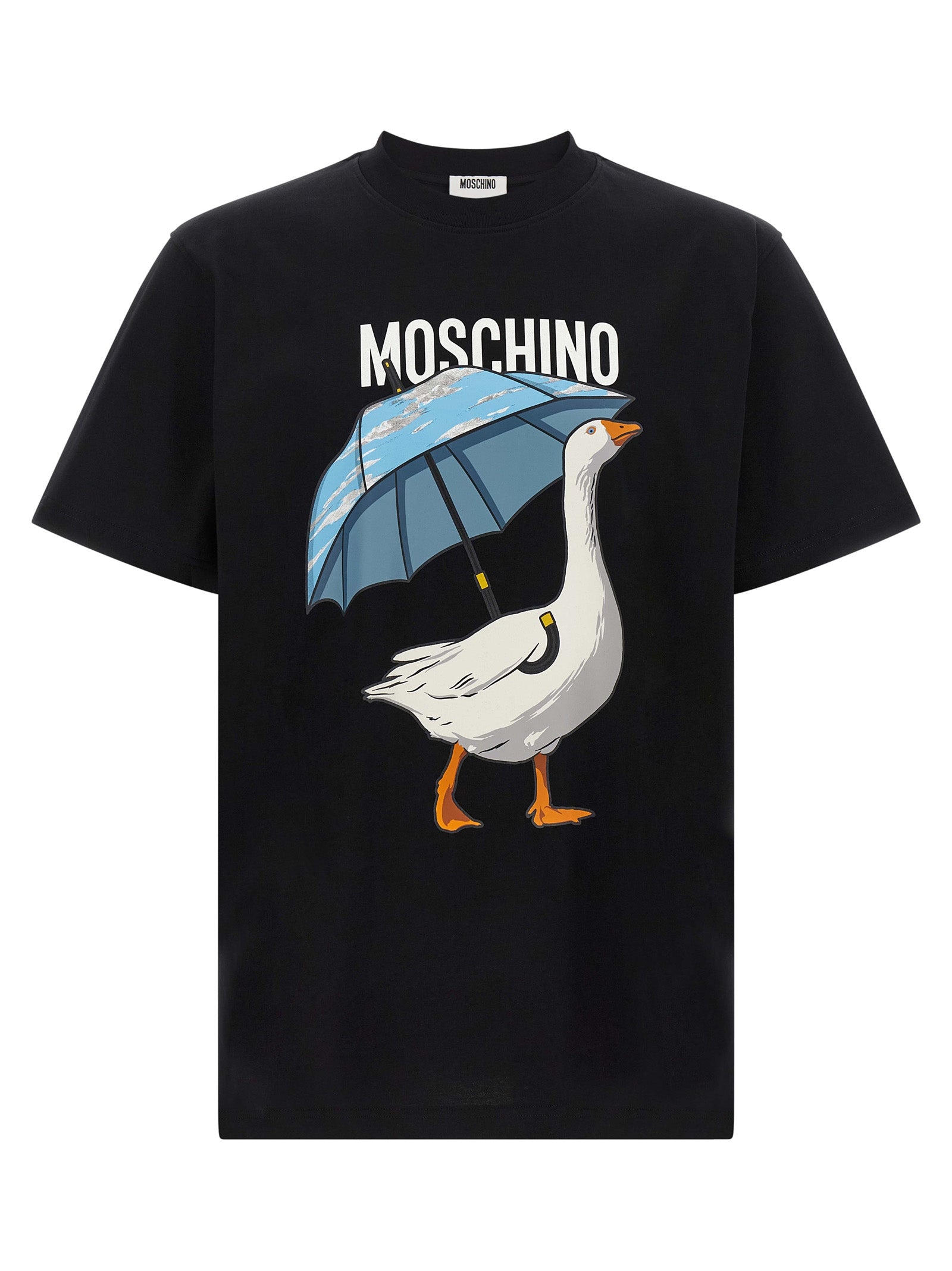 Moschino Black Cotton T-Shirt