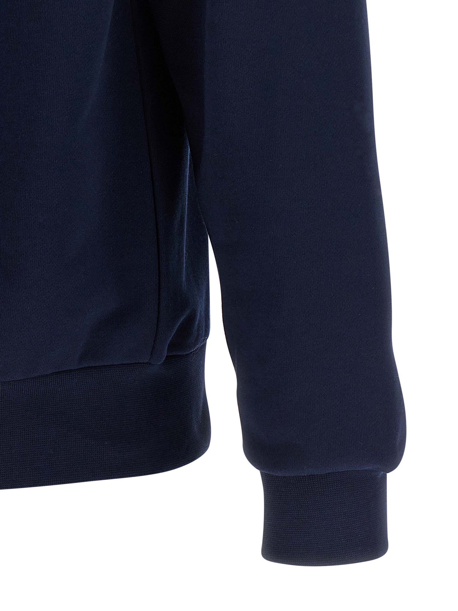 Lacoste Blue Cotton Sweatshirt