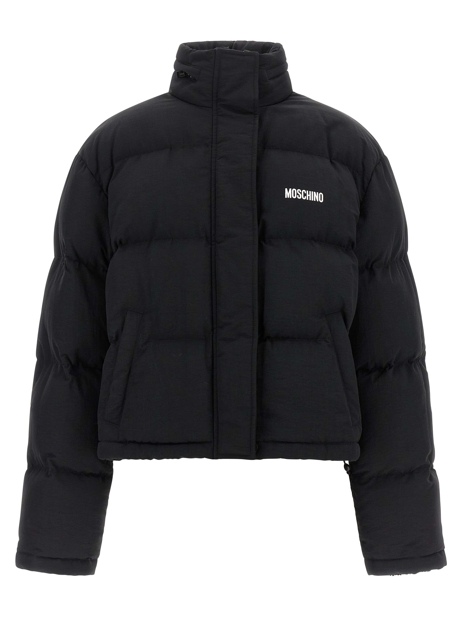 Moschino Black Polyamide Bomber