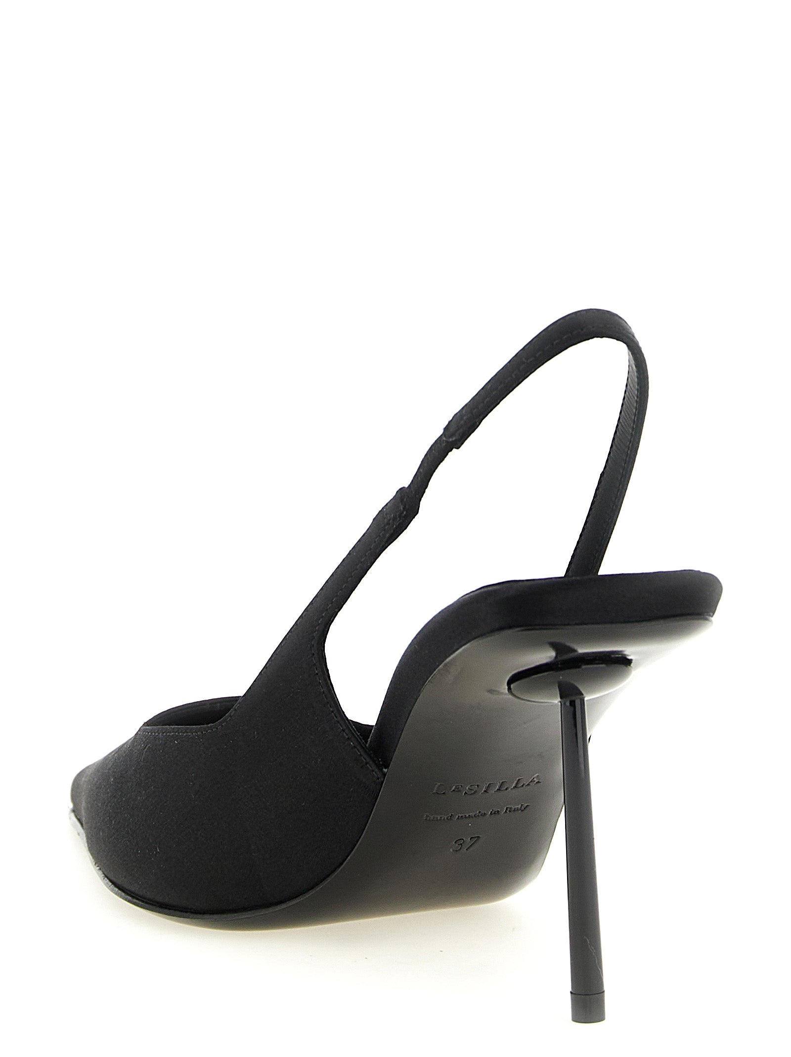 LE SILLA Black Viscose High Heel Pumps