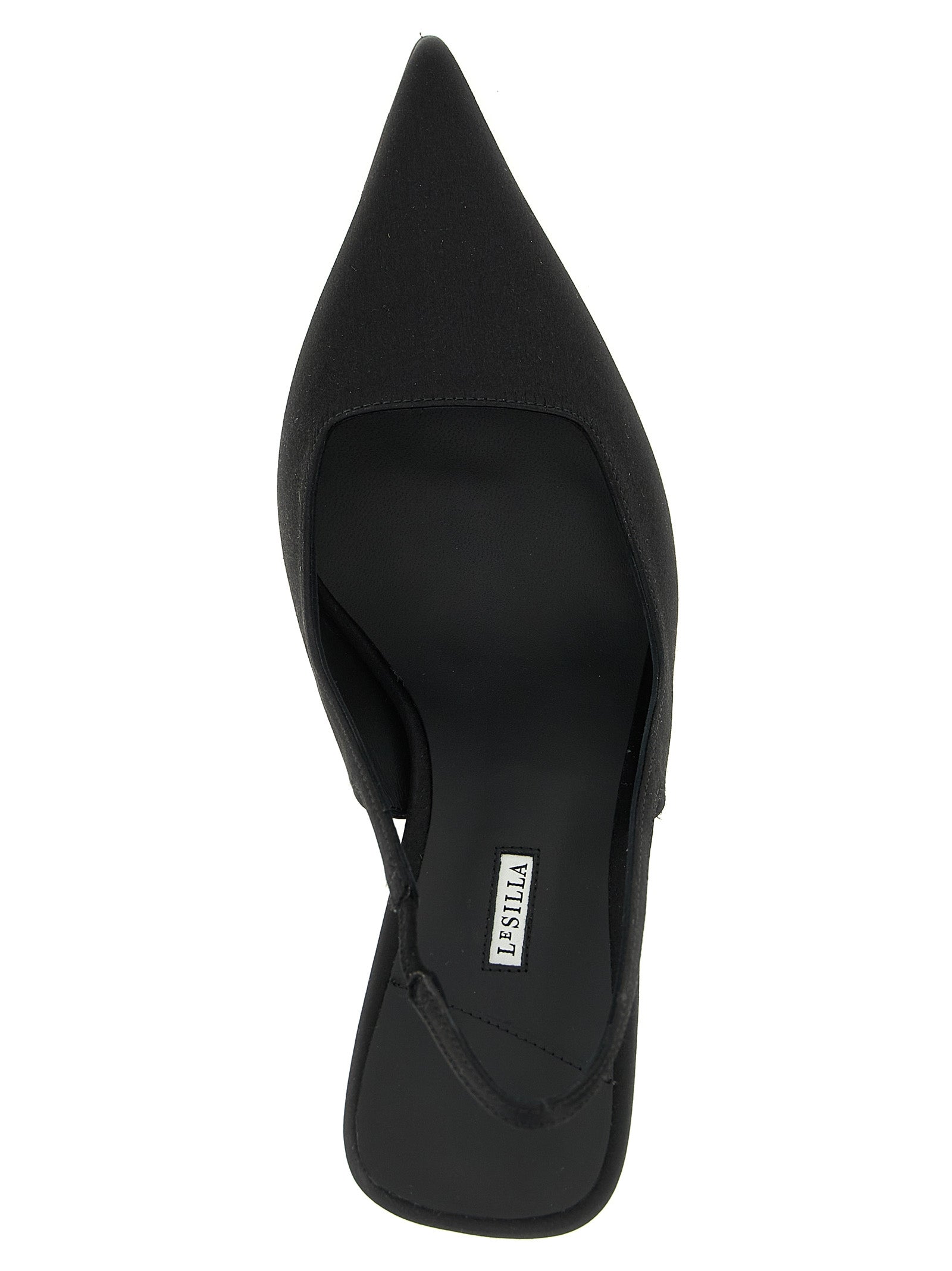 LE SILLA Black Viscose High Heel Pumps