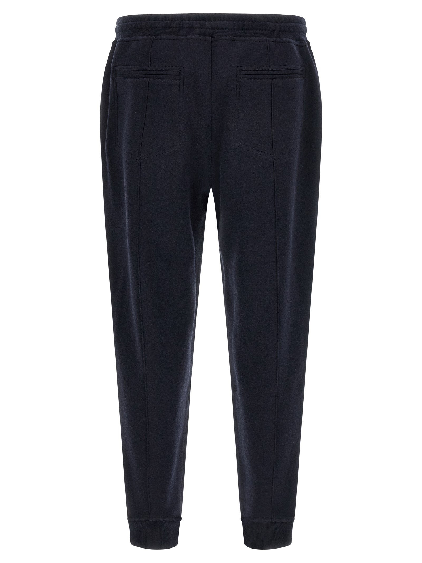 Brunello Cucinelli Blue Cotton Joggers (Workout Pants)
