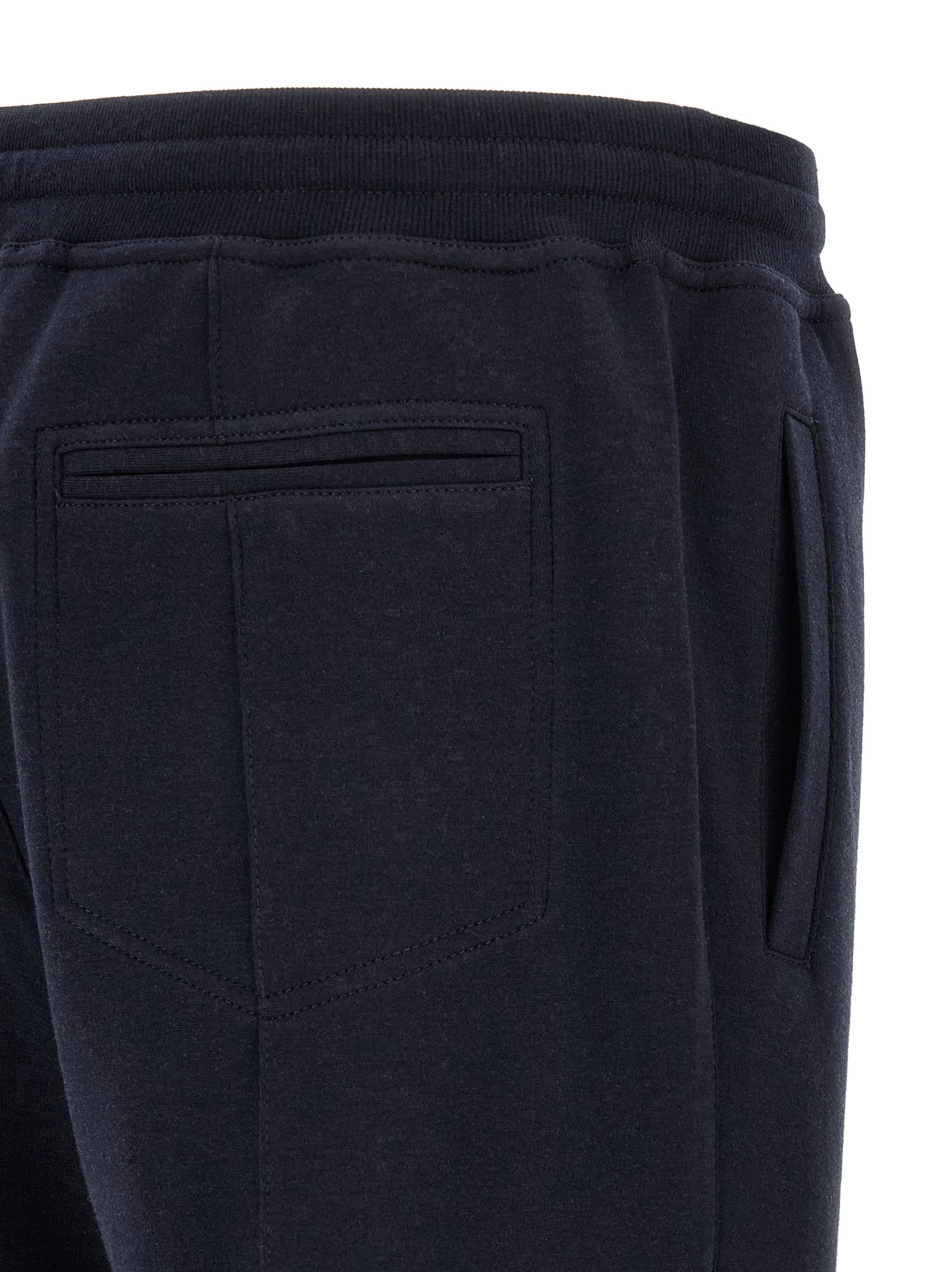 Brunello Cucinelli Blue Cotton Joggers (Workout Pants)