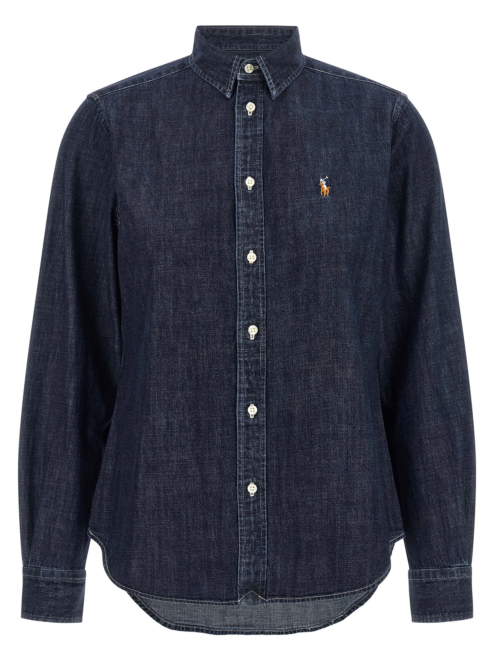 Polo Ralph Lauren Blue Cotton Blouse