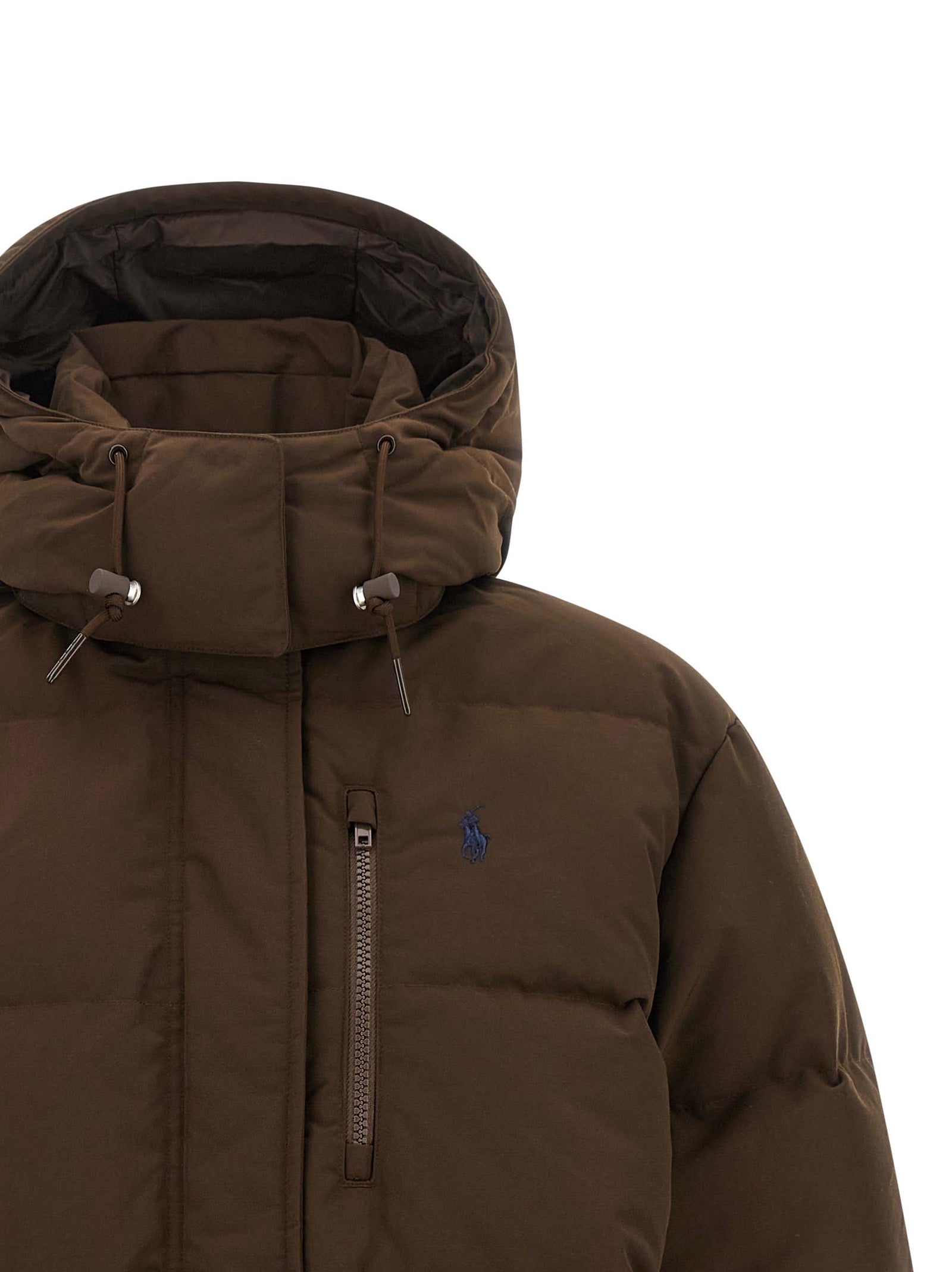 Polo Ralph Lauren Brown Polyester Full-Length Jacket