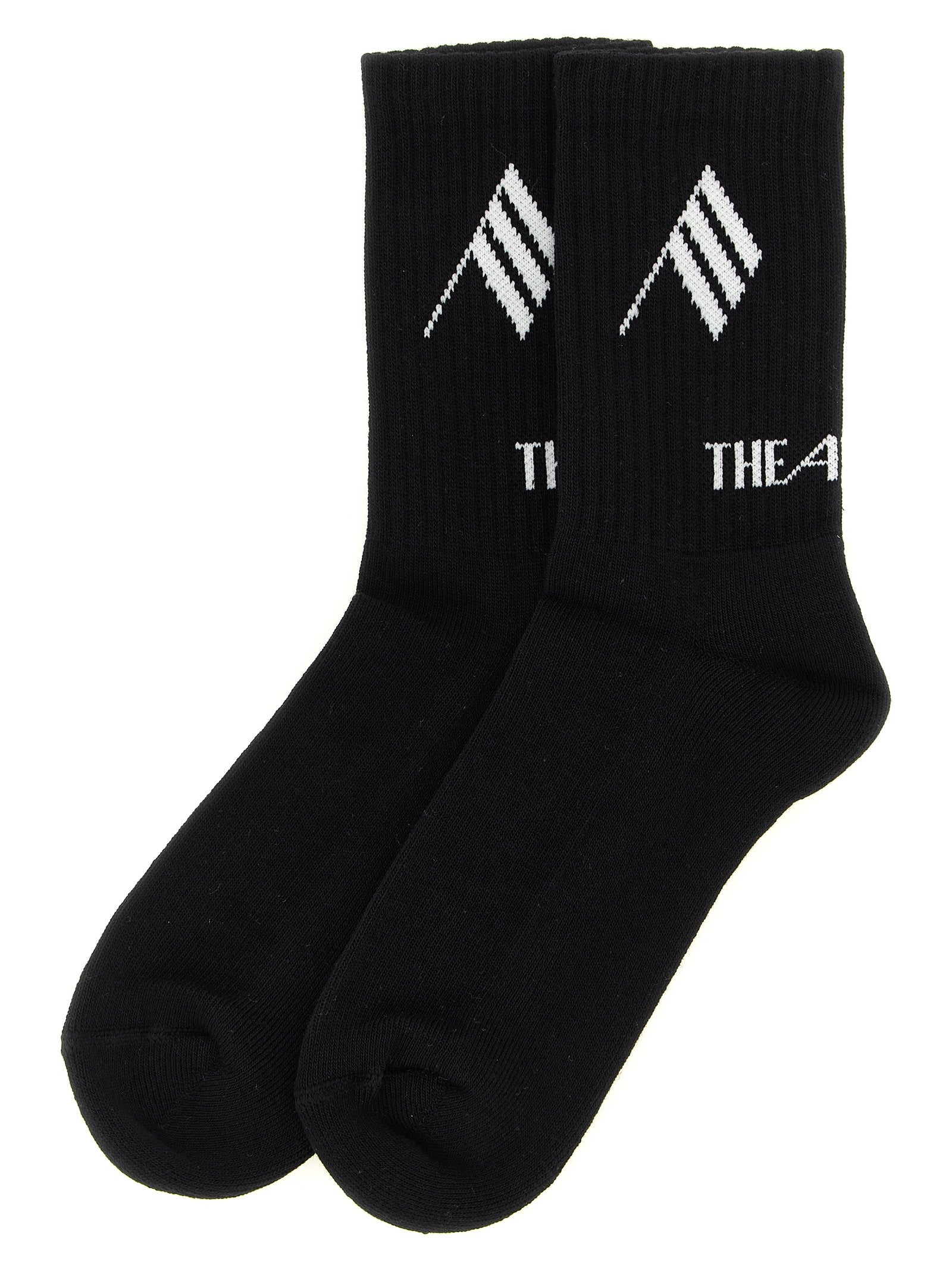 The Attico Bicolor Cotton Socks
