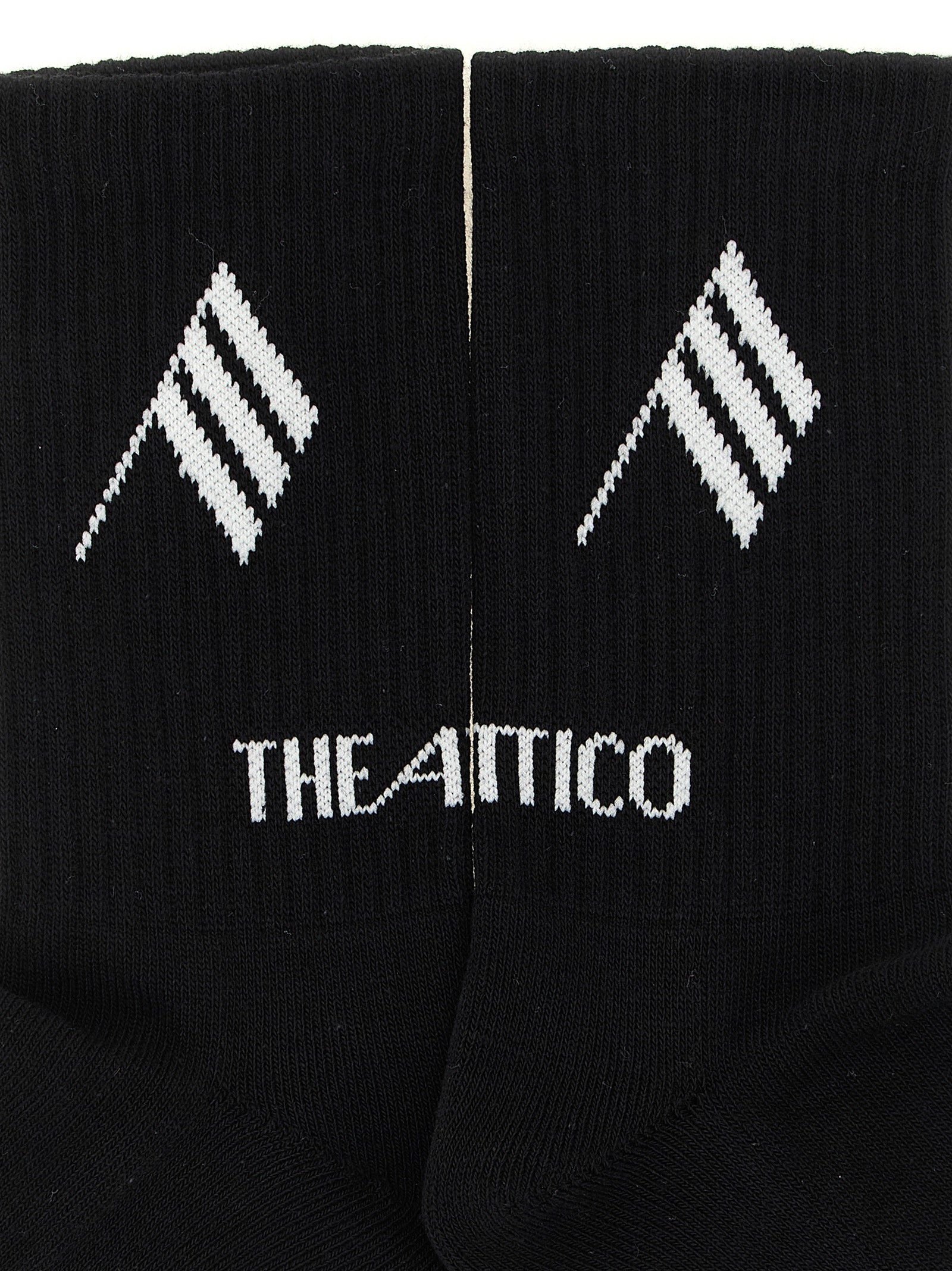 The Attico Bicolor Cotton Socks