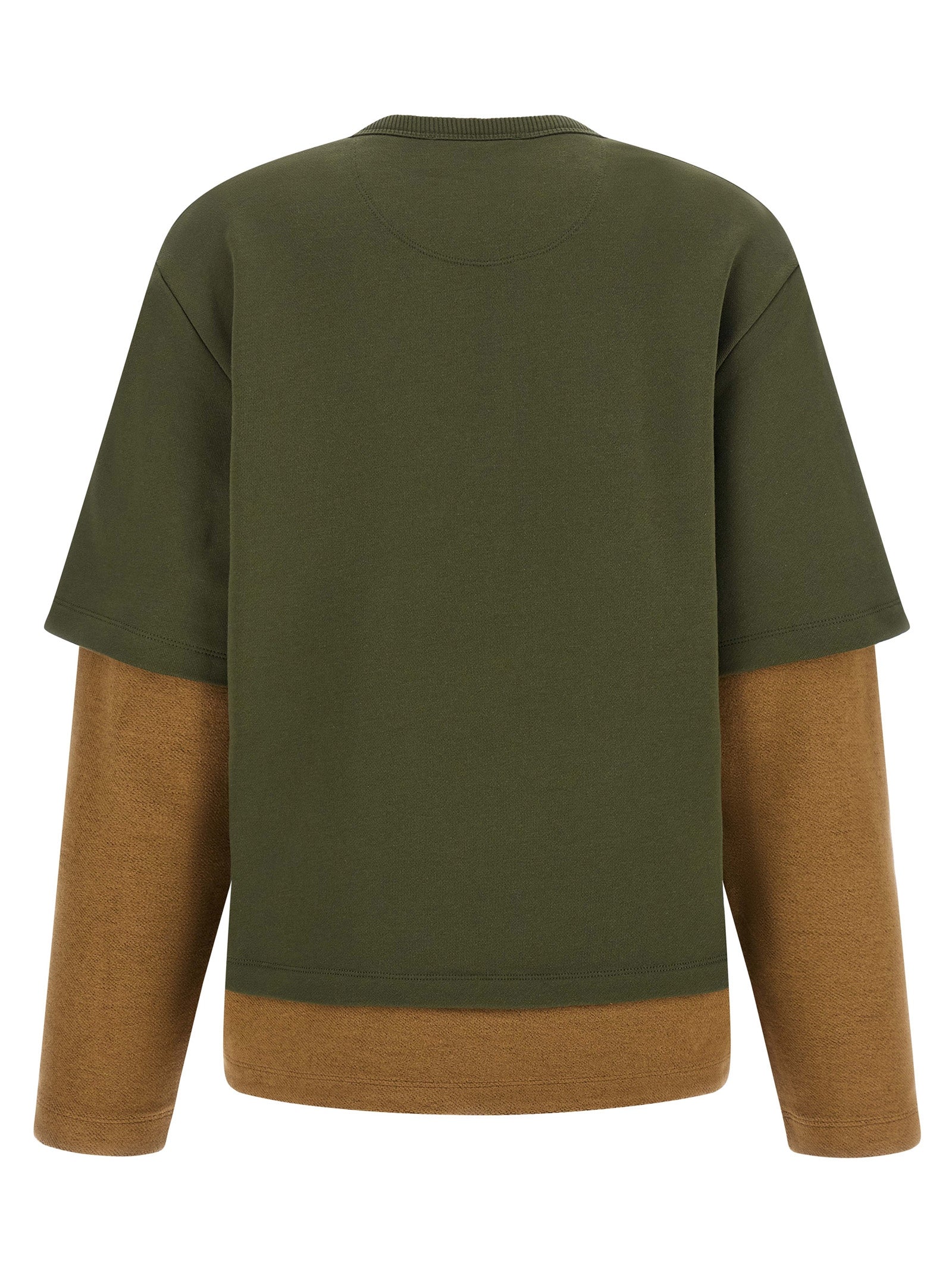 The Attico Bicolor Cotton Sweatshirt