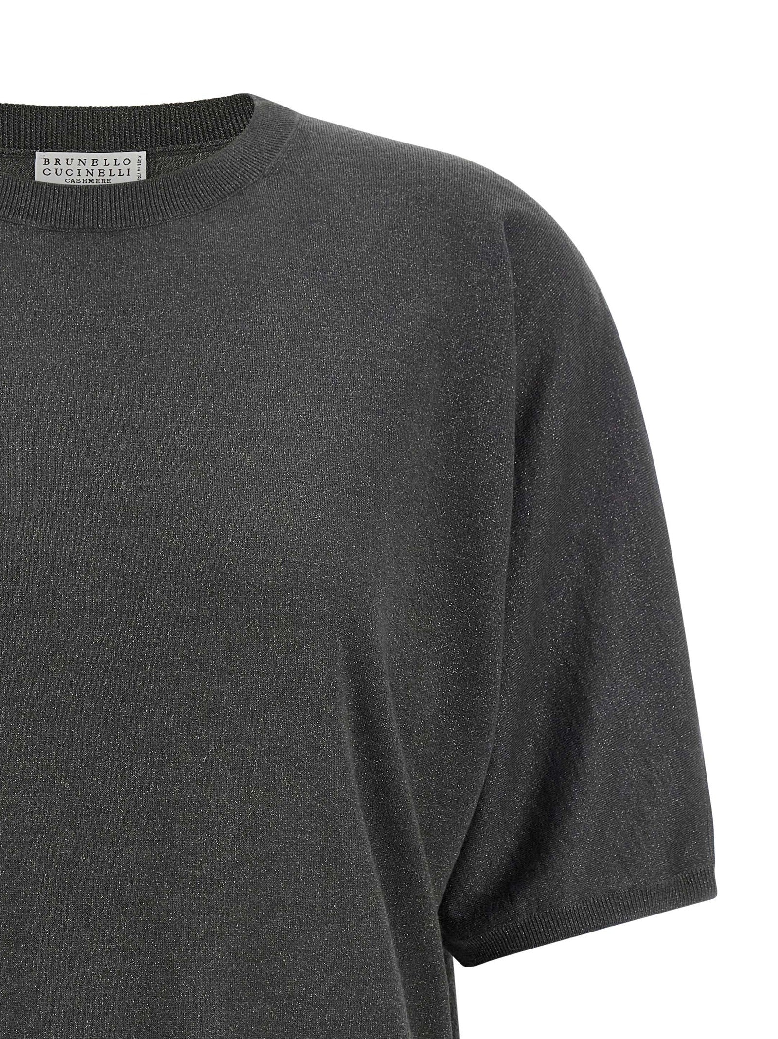 Brunello Cucinelli Gray Cashmere Cardigan