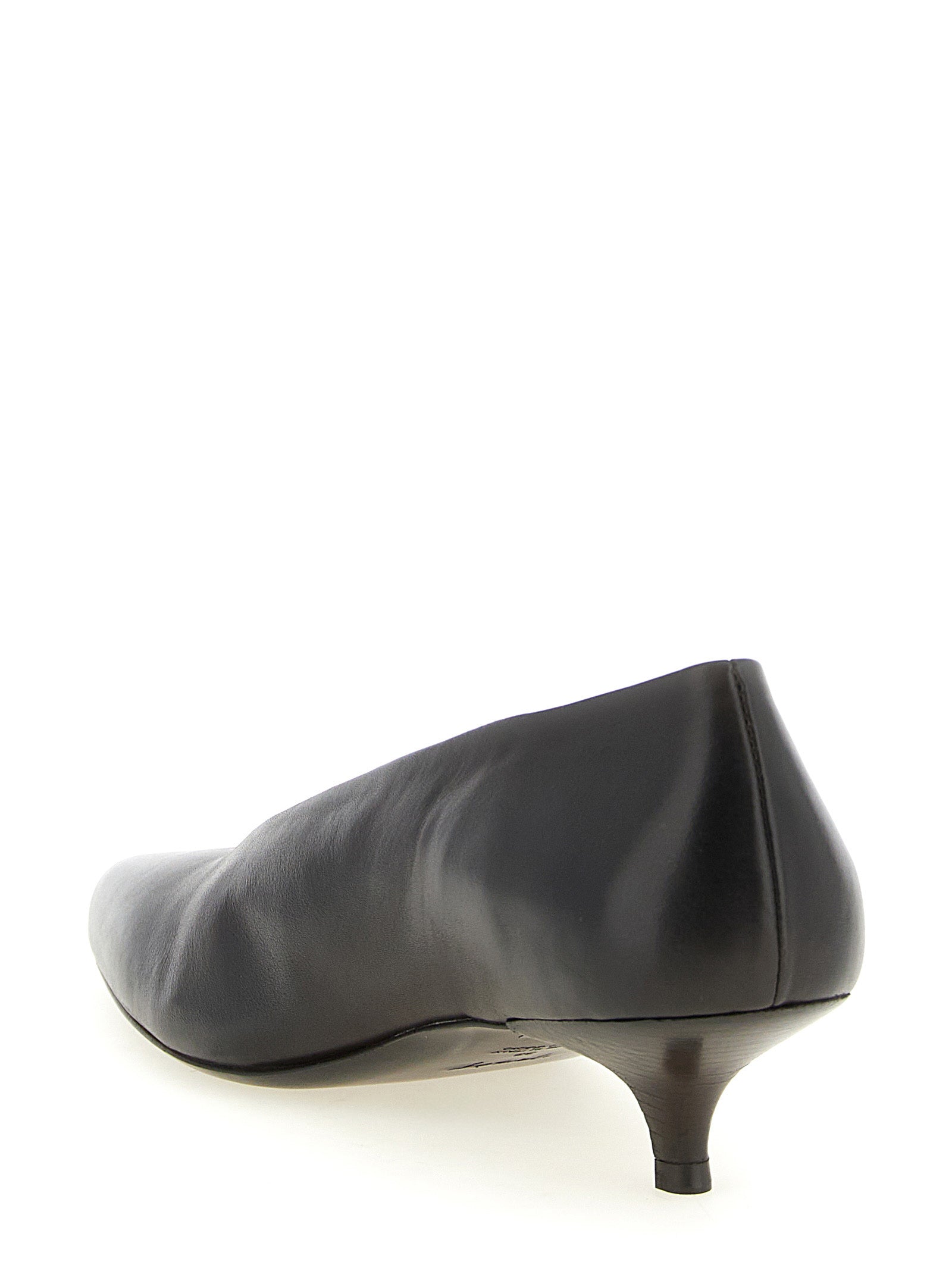 Marsell Brown Calfskin Mid Heel Pumps