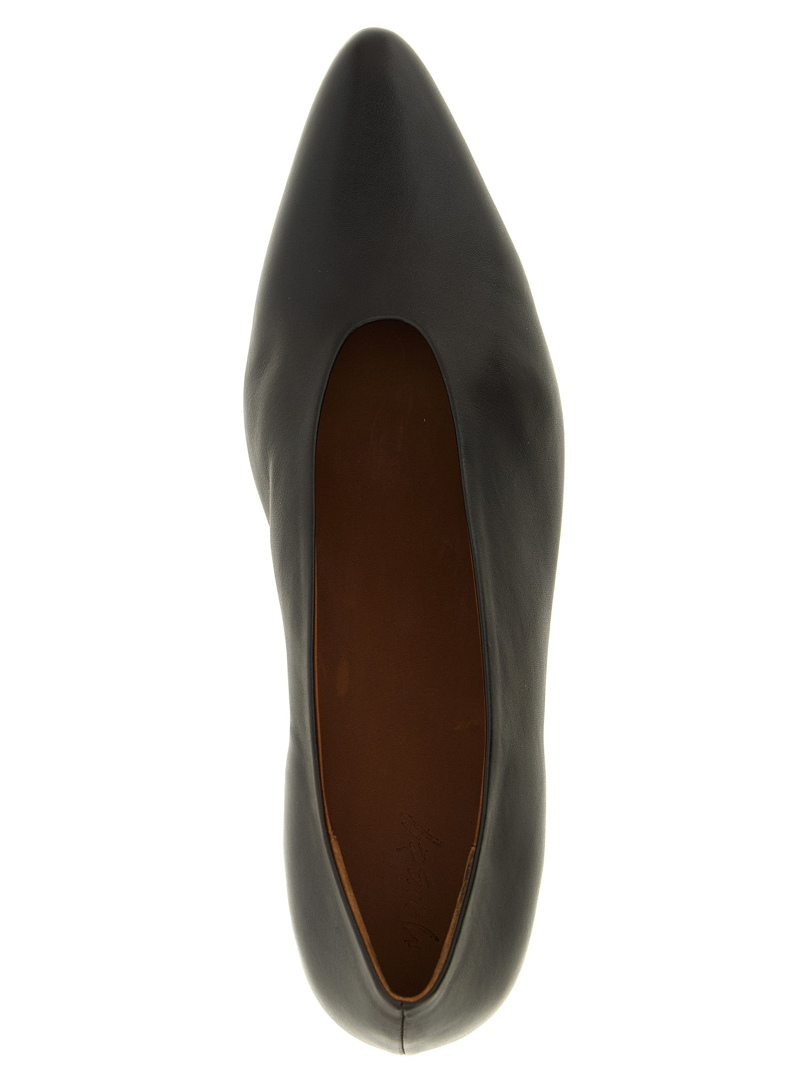 Marsell Brown Calfskin Mid Heel Pumps