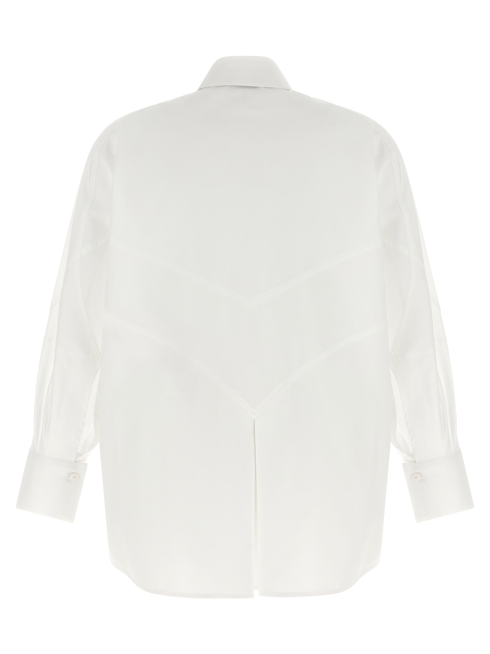 The Attico White Cotton Blouse