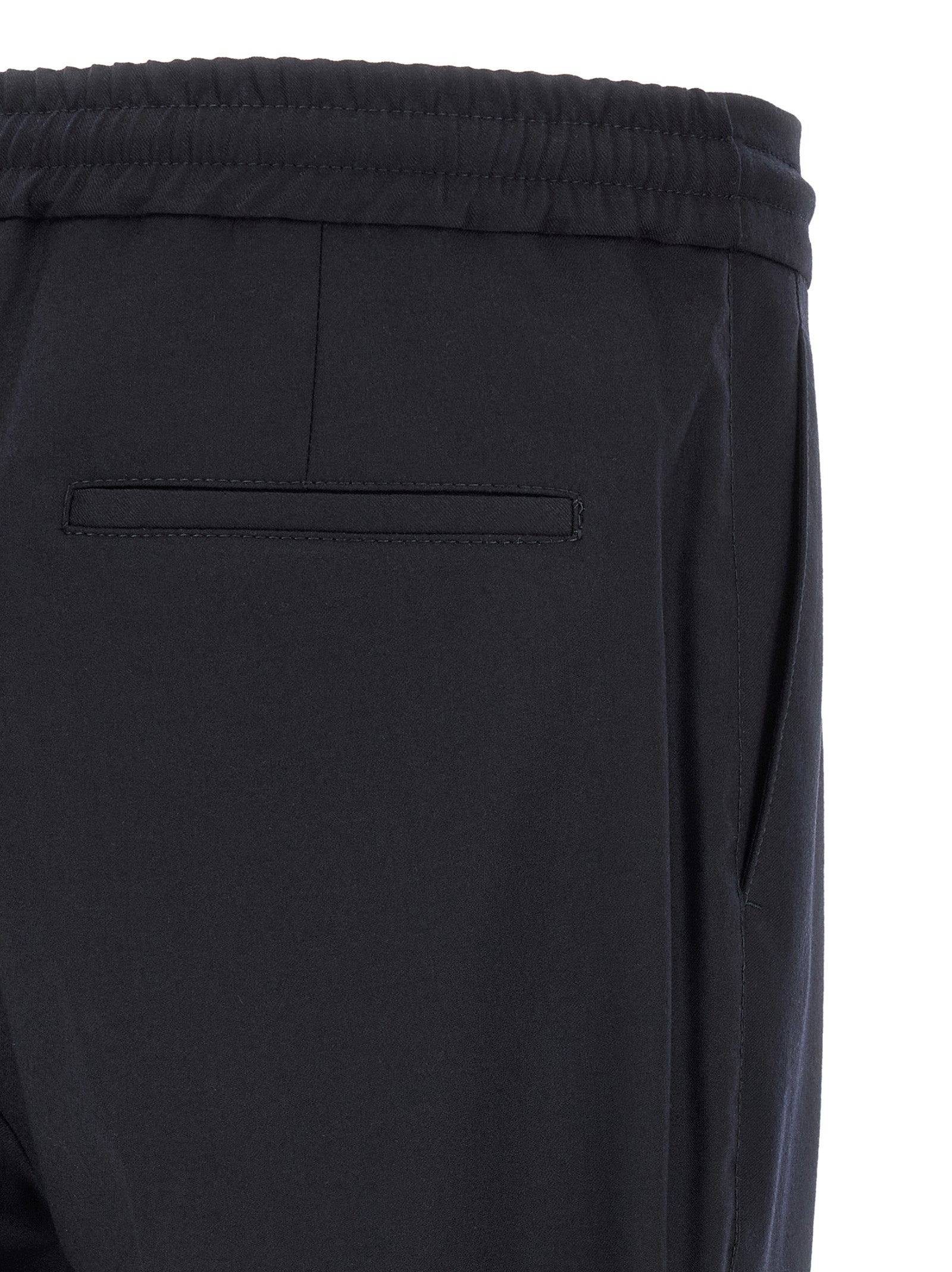 Brunello Cucinelli Blue Virgin Wool Casual Pants