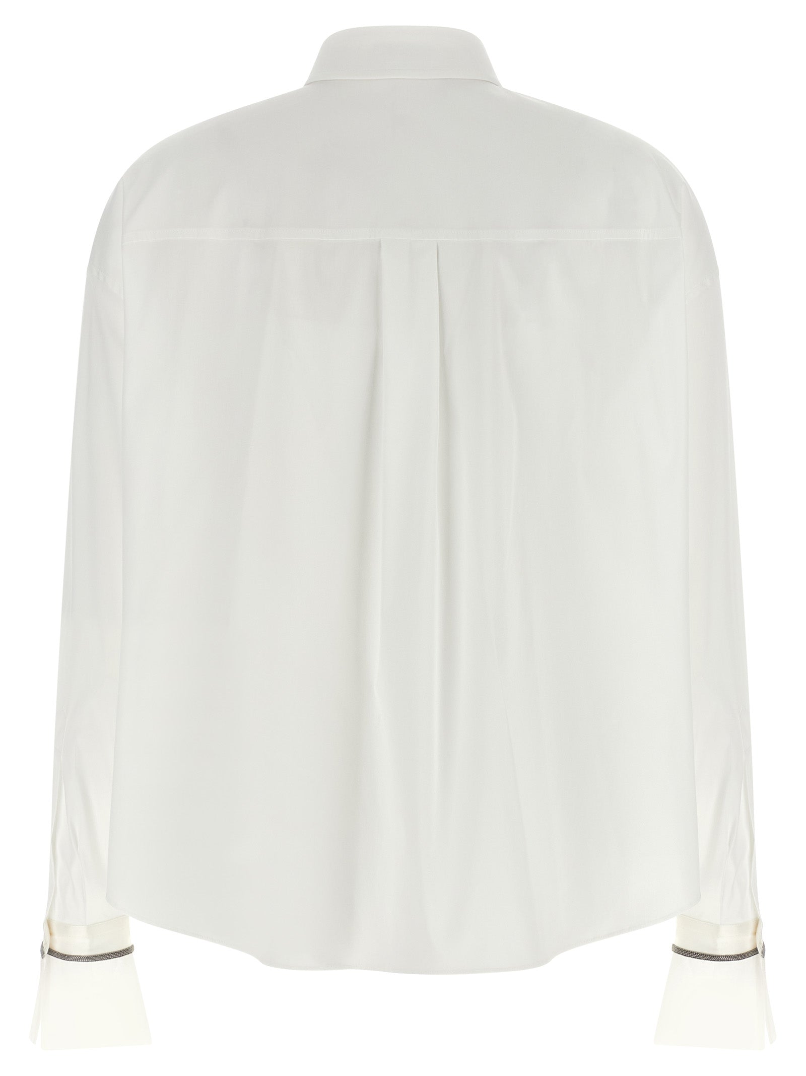 Brunello Cucinelli White Cotton Blouse