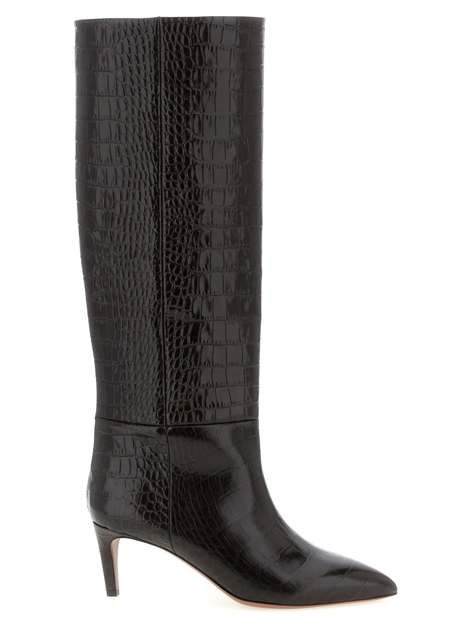 Paris Texas Brown Calfskin Over The Knee